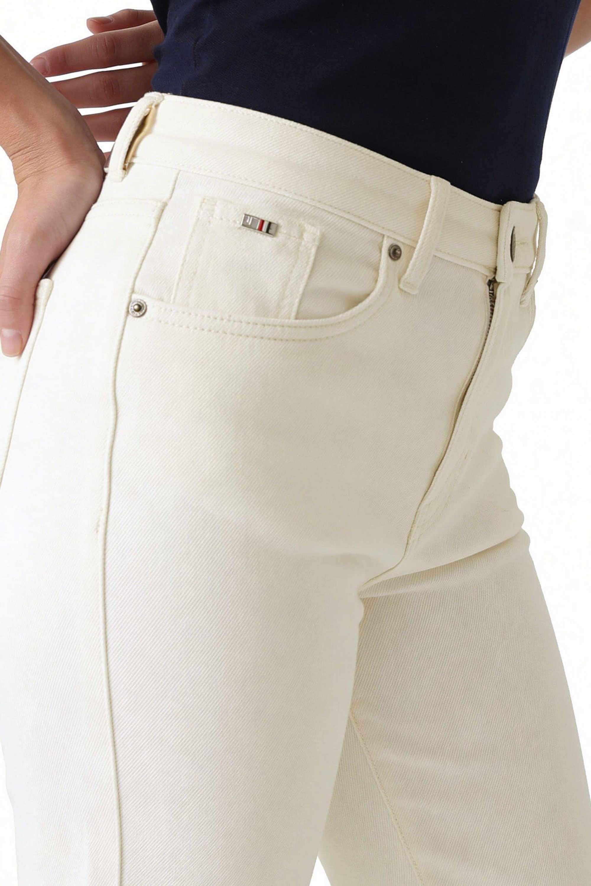 Solid-Cotton-Straight-Fit-Women-s-Jeans