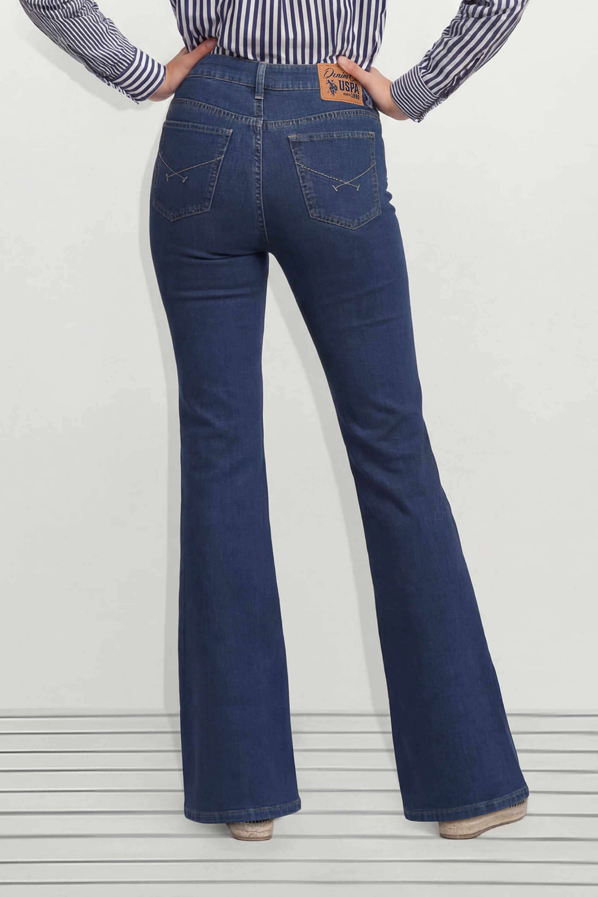 Solid-Cotton-Relaxed-Fit-Women-s-Jeans
