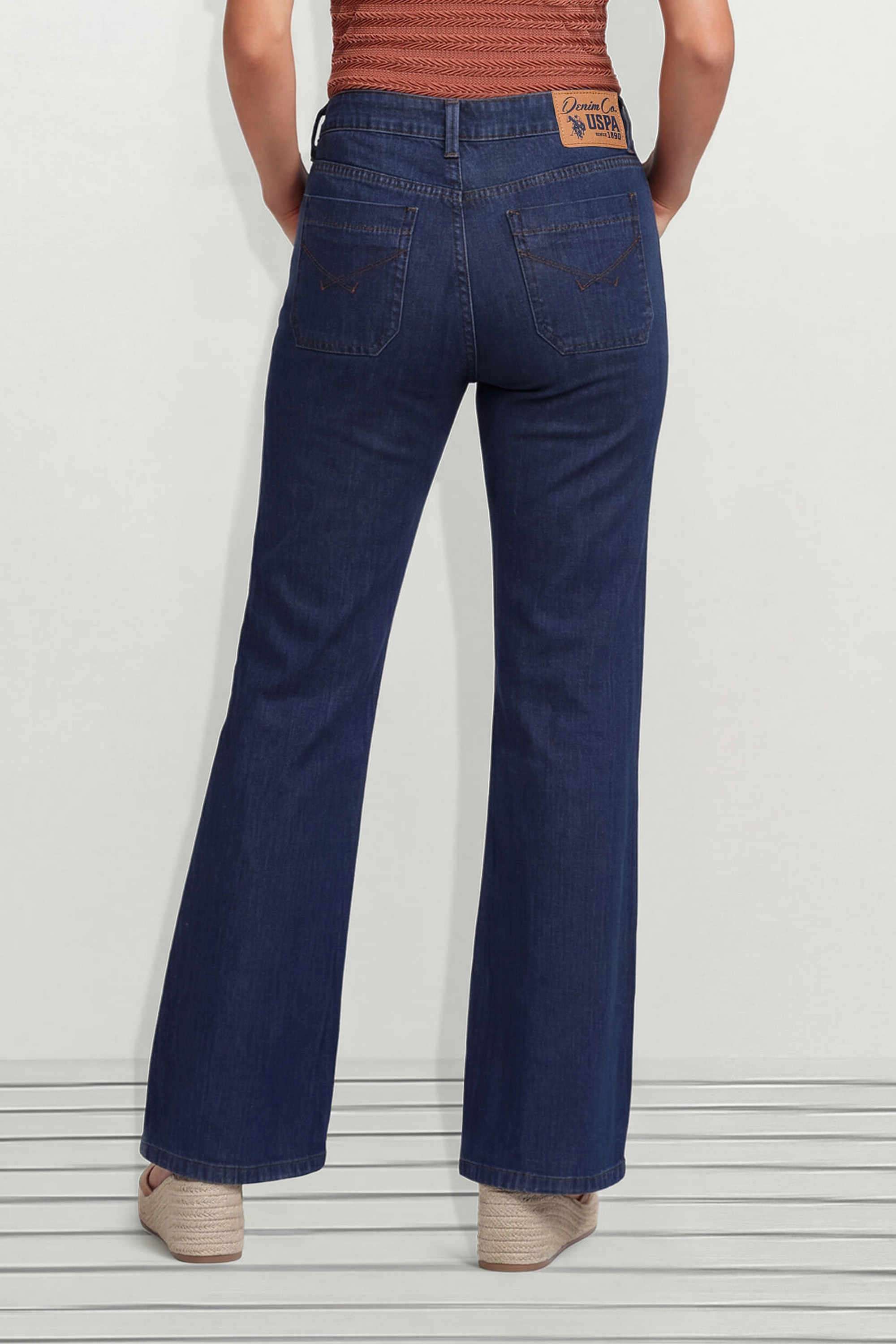 Solid-Cotton-Relaxed-Fit-Women-s-Jeans