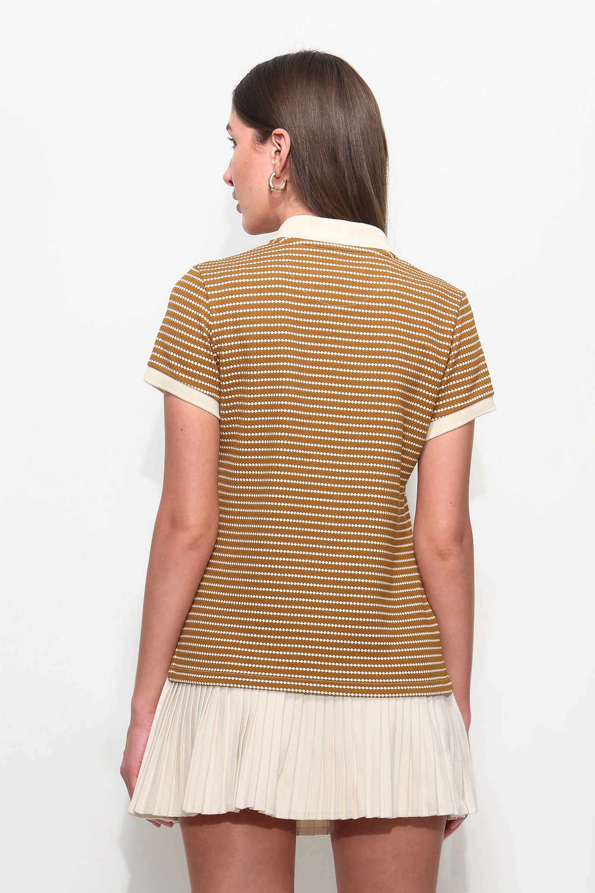 Knitted-Cotton-Polo-Women-s-T-Shirt