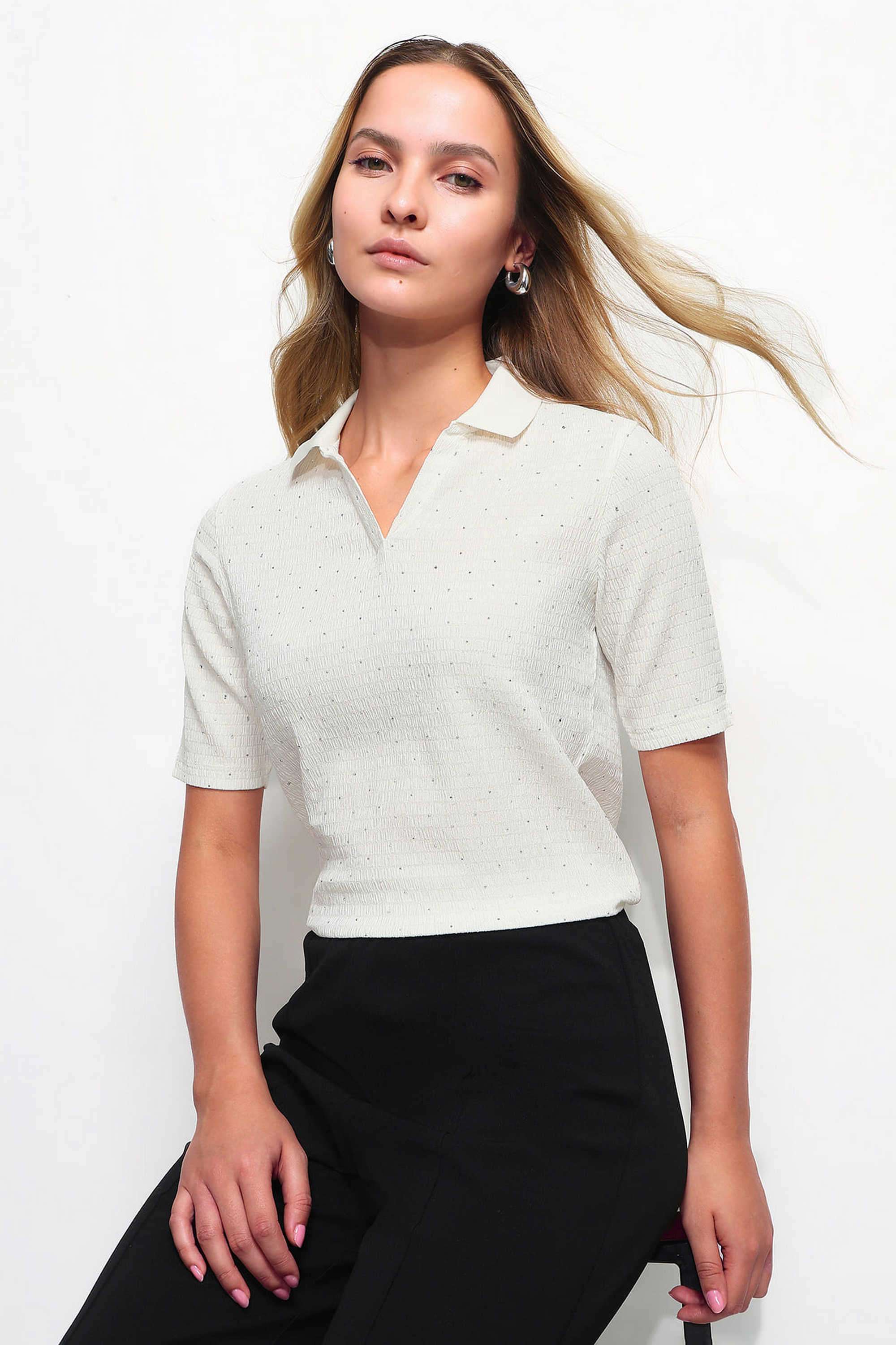 u.s. polo assn. Embellished Polyester Regular Fit Women's T-Shirt-picture-14
