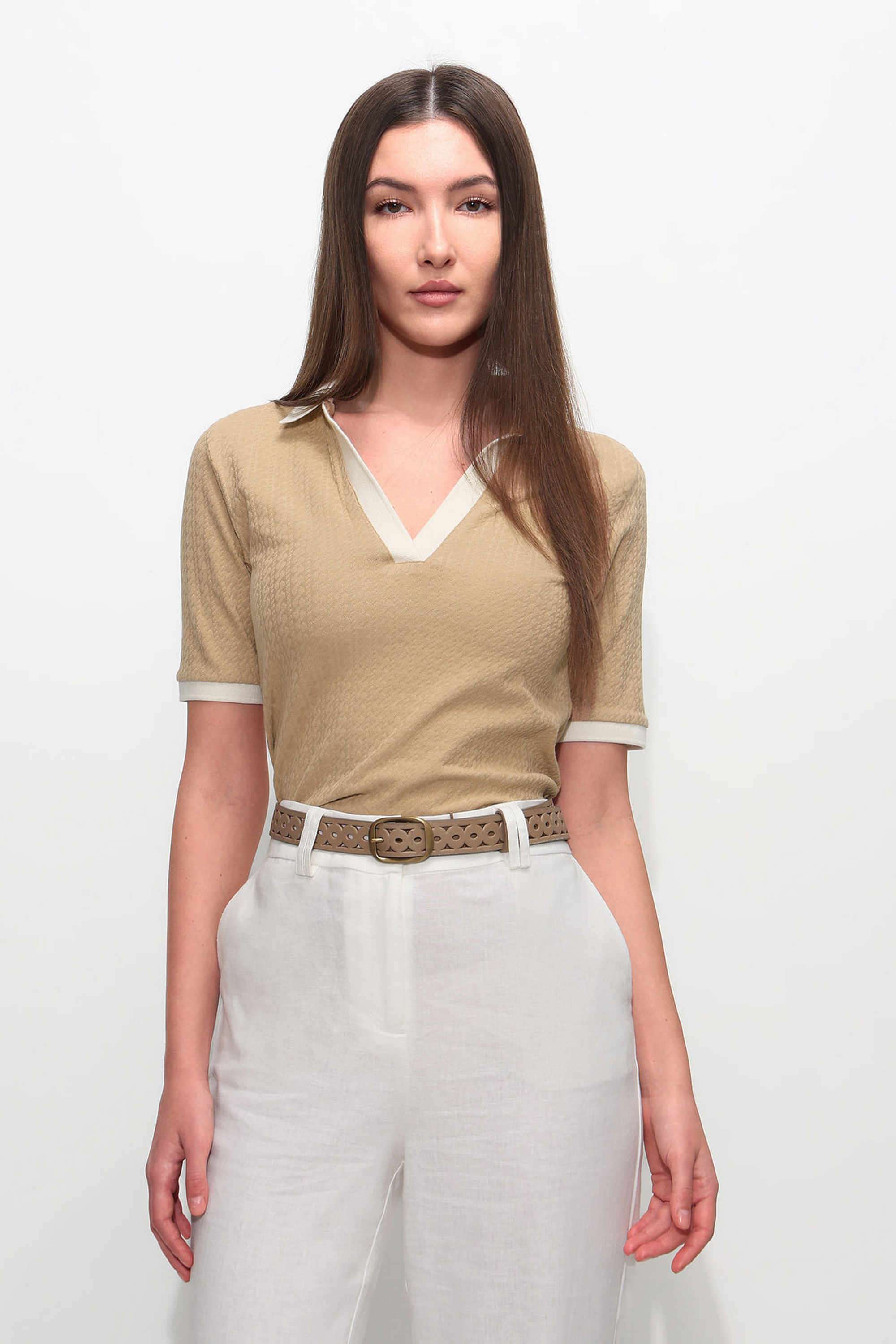 Printed-Cotton-Polo-Women-s-T-Shirt
