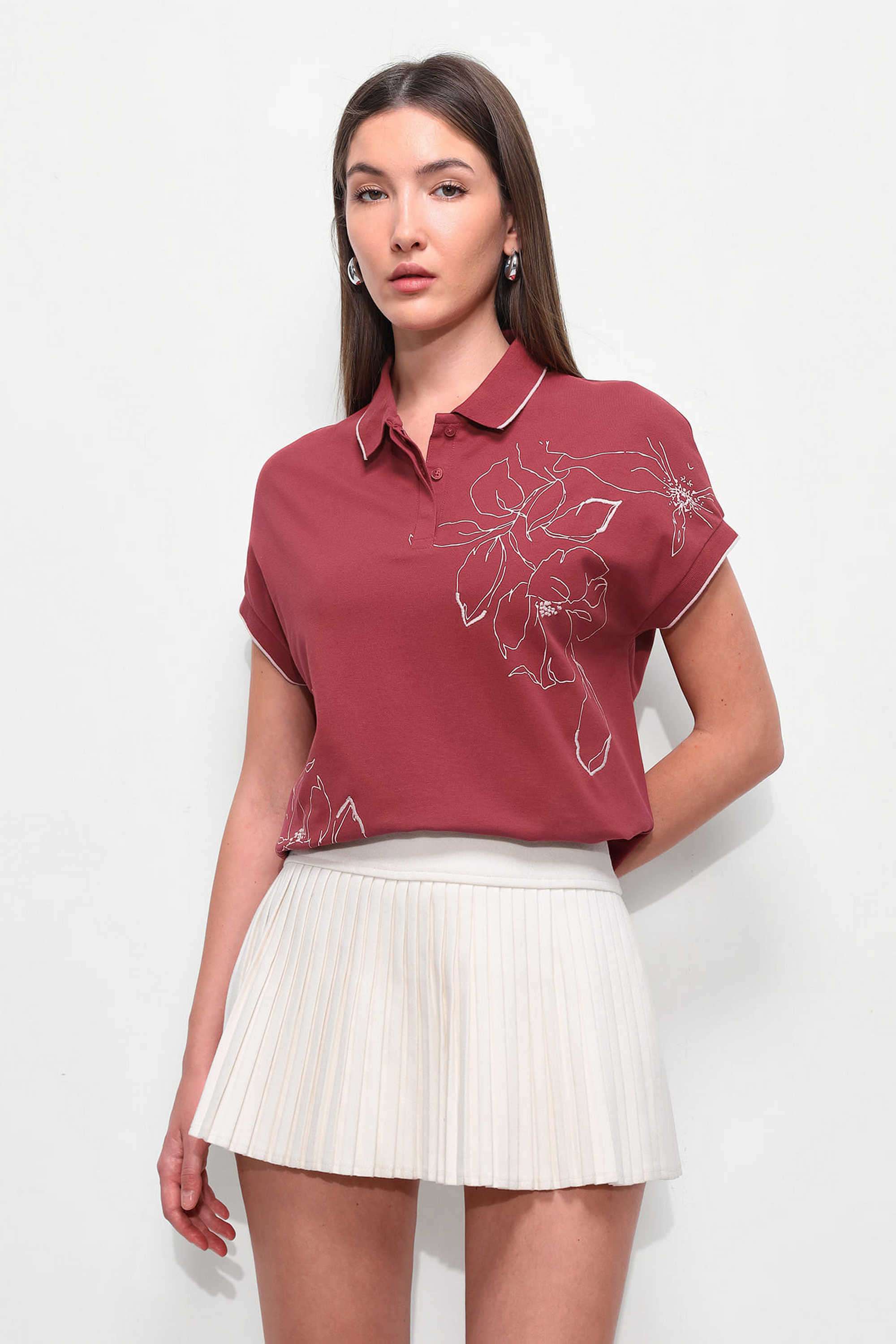 u.s. polo assn. Floral Cotton Relaxed Fit Women's T-Shirt-picture-43