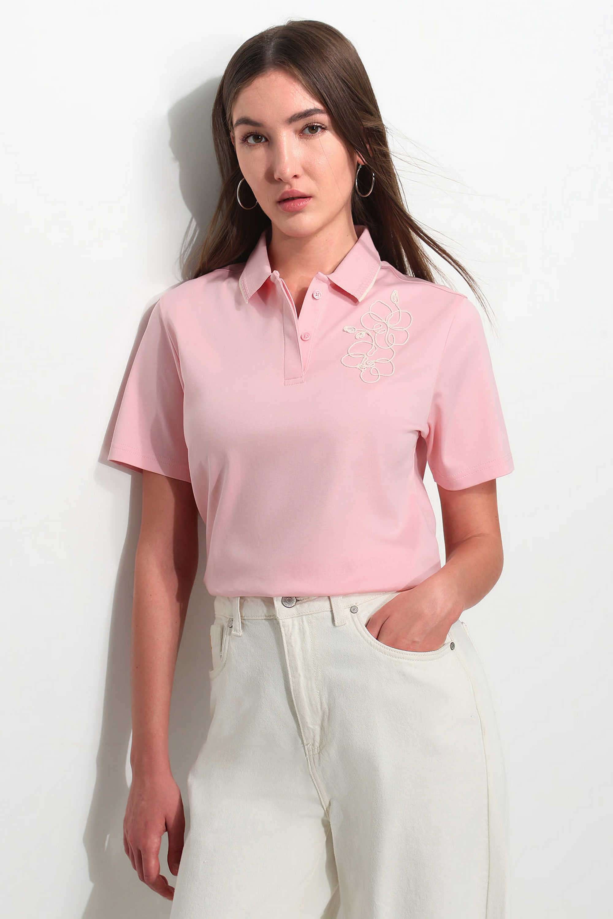 u.s. polo assn. Floral Cotton Relaxed Fit Women's T-Shirt-picture-41