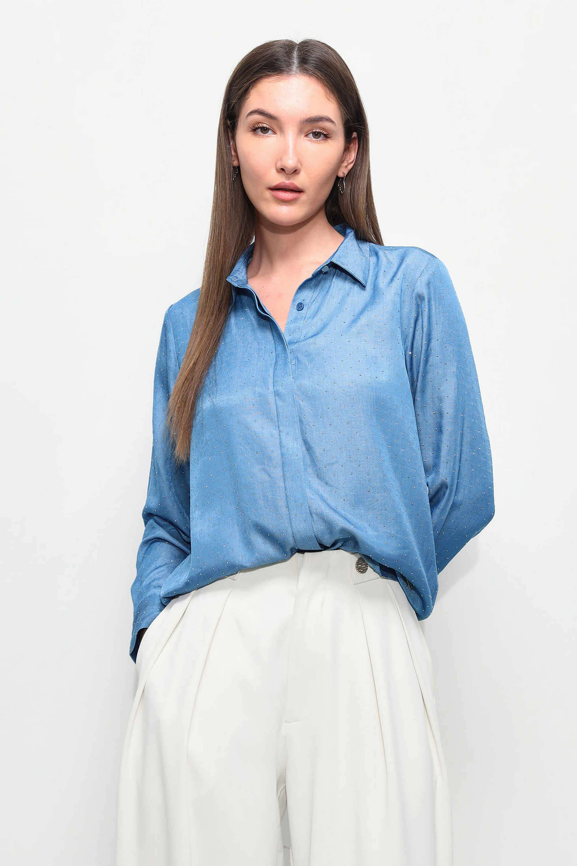 Textured-Cotton-Regular-Fit-Women-s-Shirt
