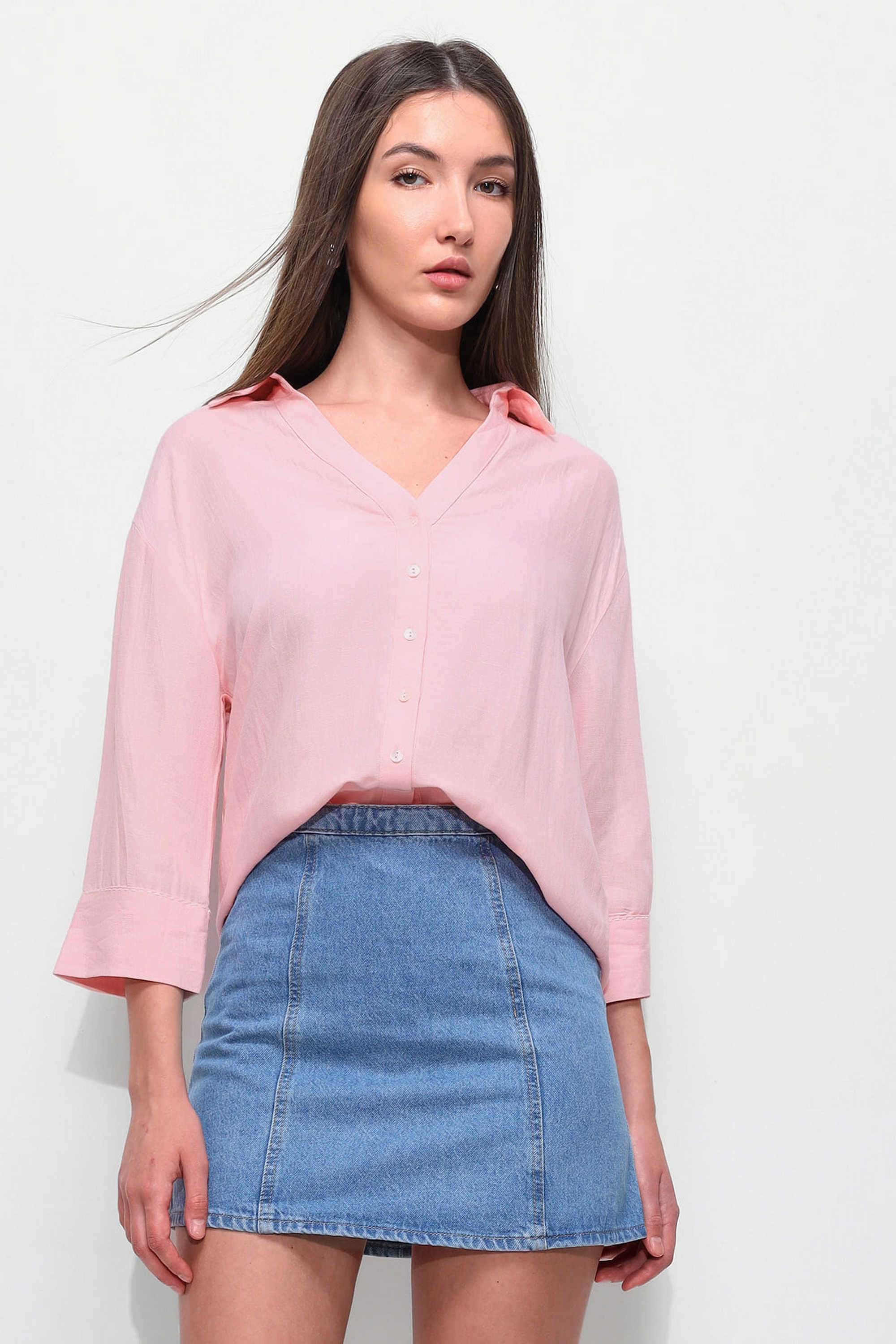 u.s. polo assn. Solid Relaxed Fit Drop Shoulder Shirt-picture-38