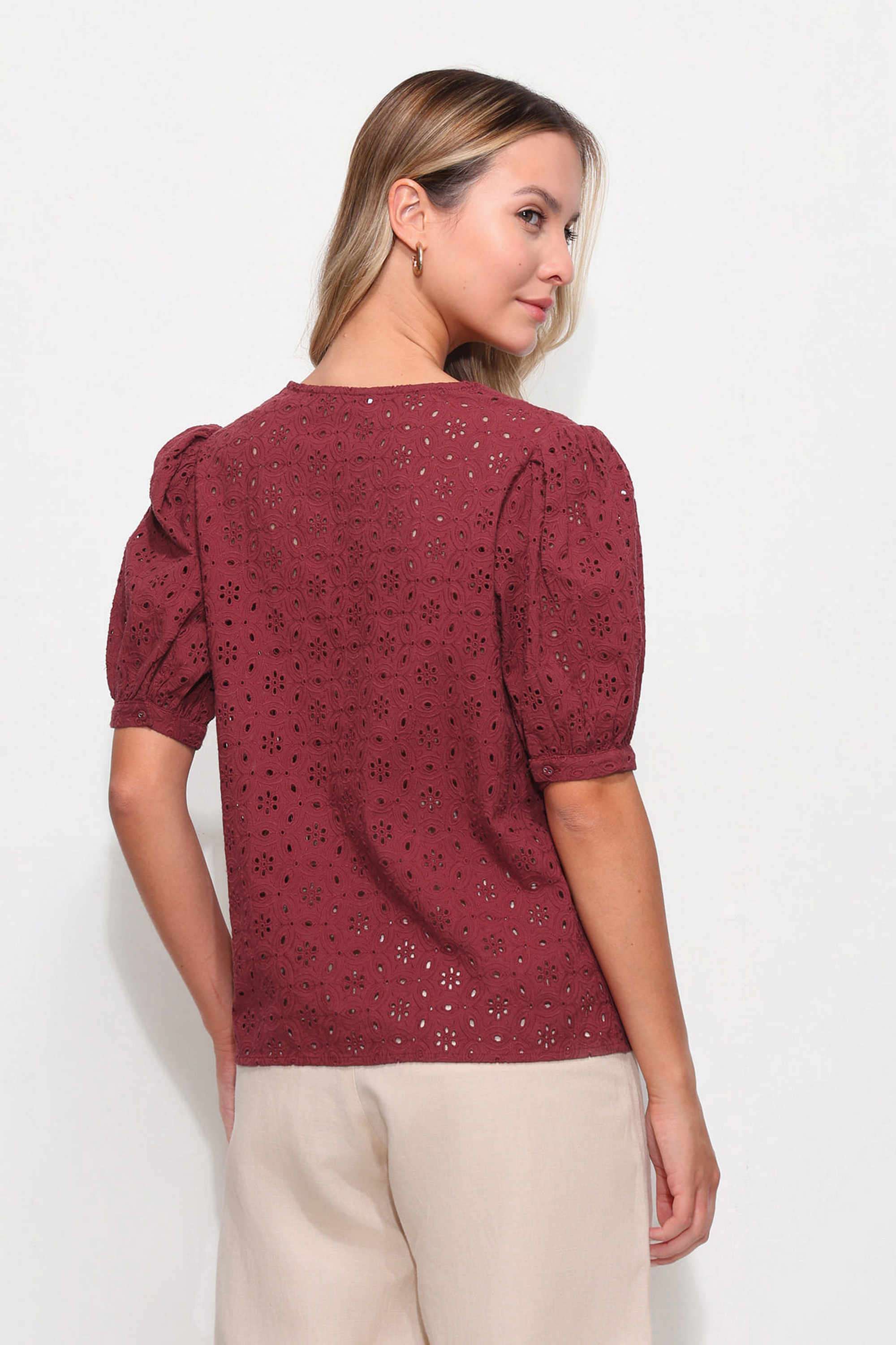 Knitted-Cotton-V-Neck-Women-s-Top