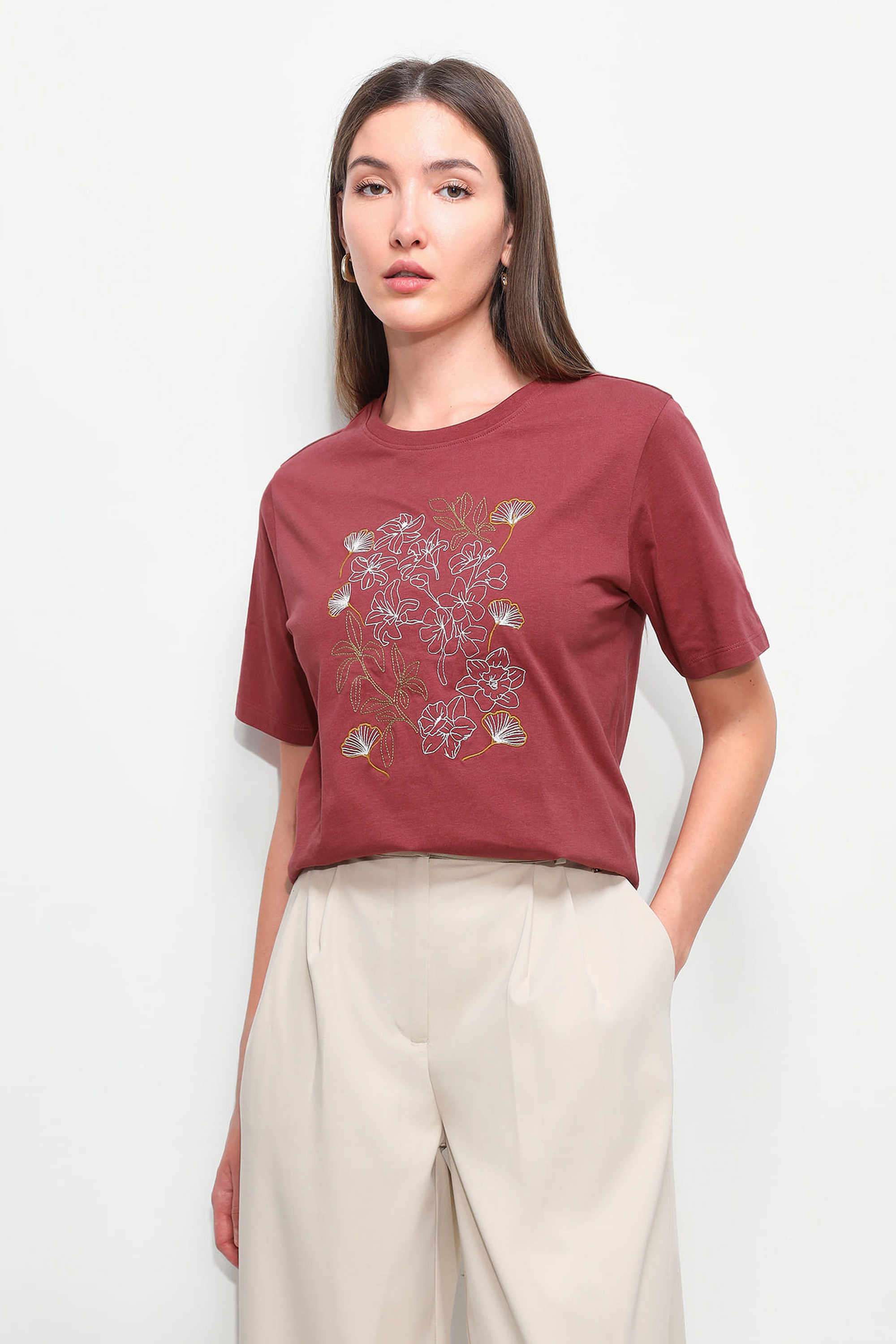 Printed-Cotton-Round-Neck-Women-s-T-Shirt