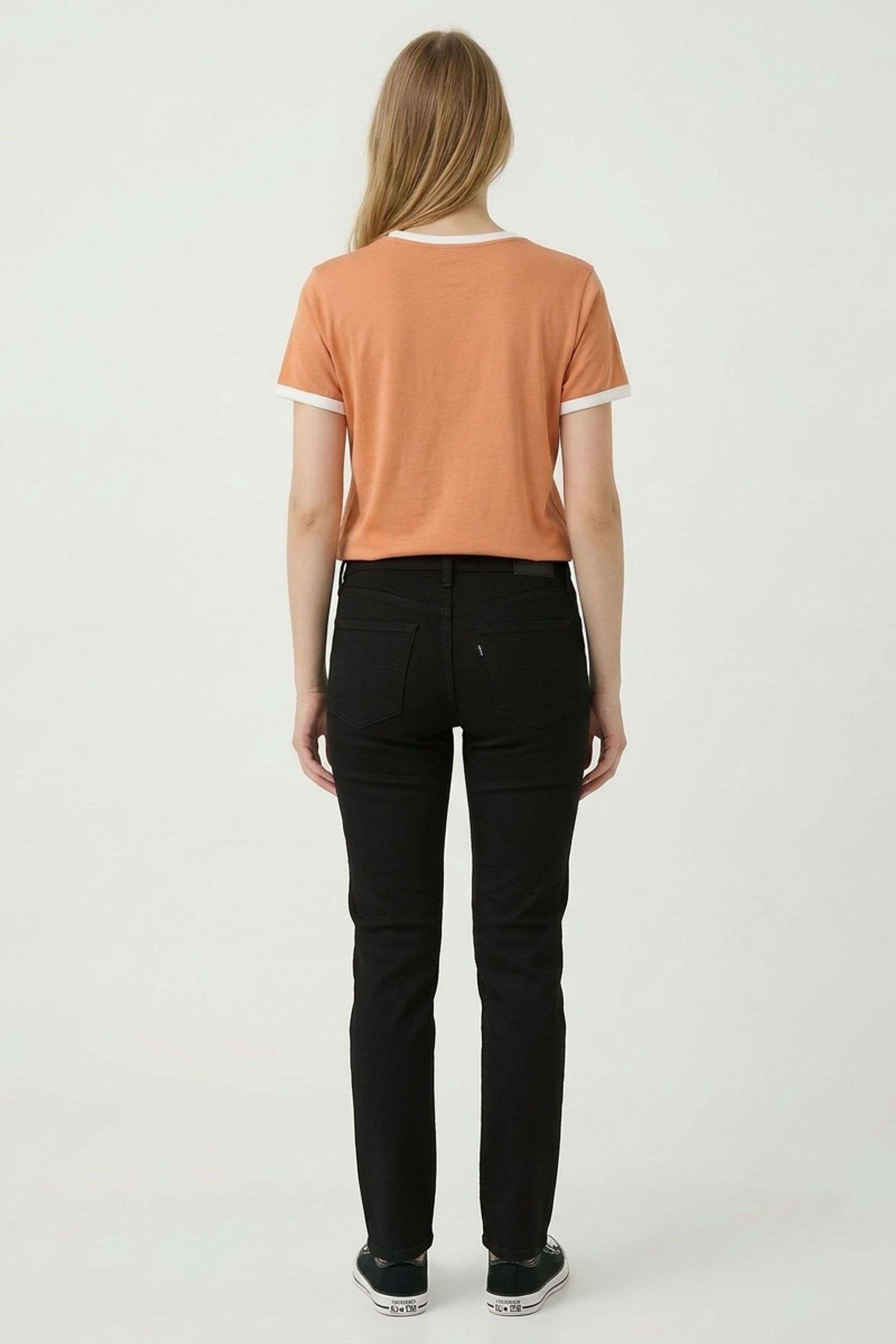 Graphic-Print-Blended-Fabric-Round-Neck-Women-s-T-Shirt