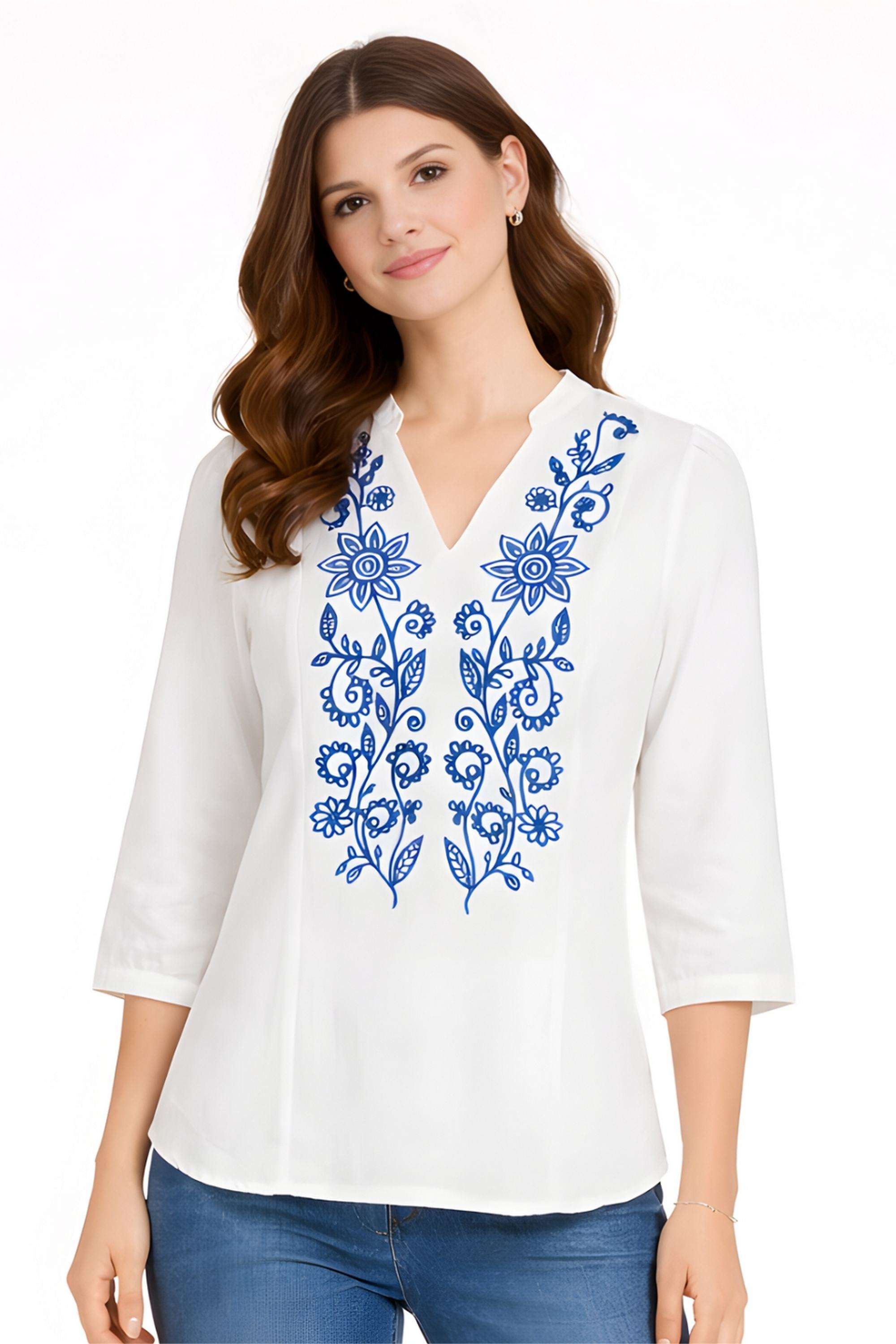 Embroidered-Cotton-Women-s-Top