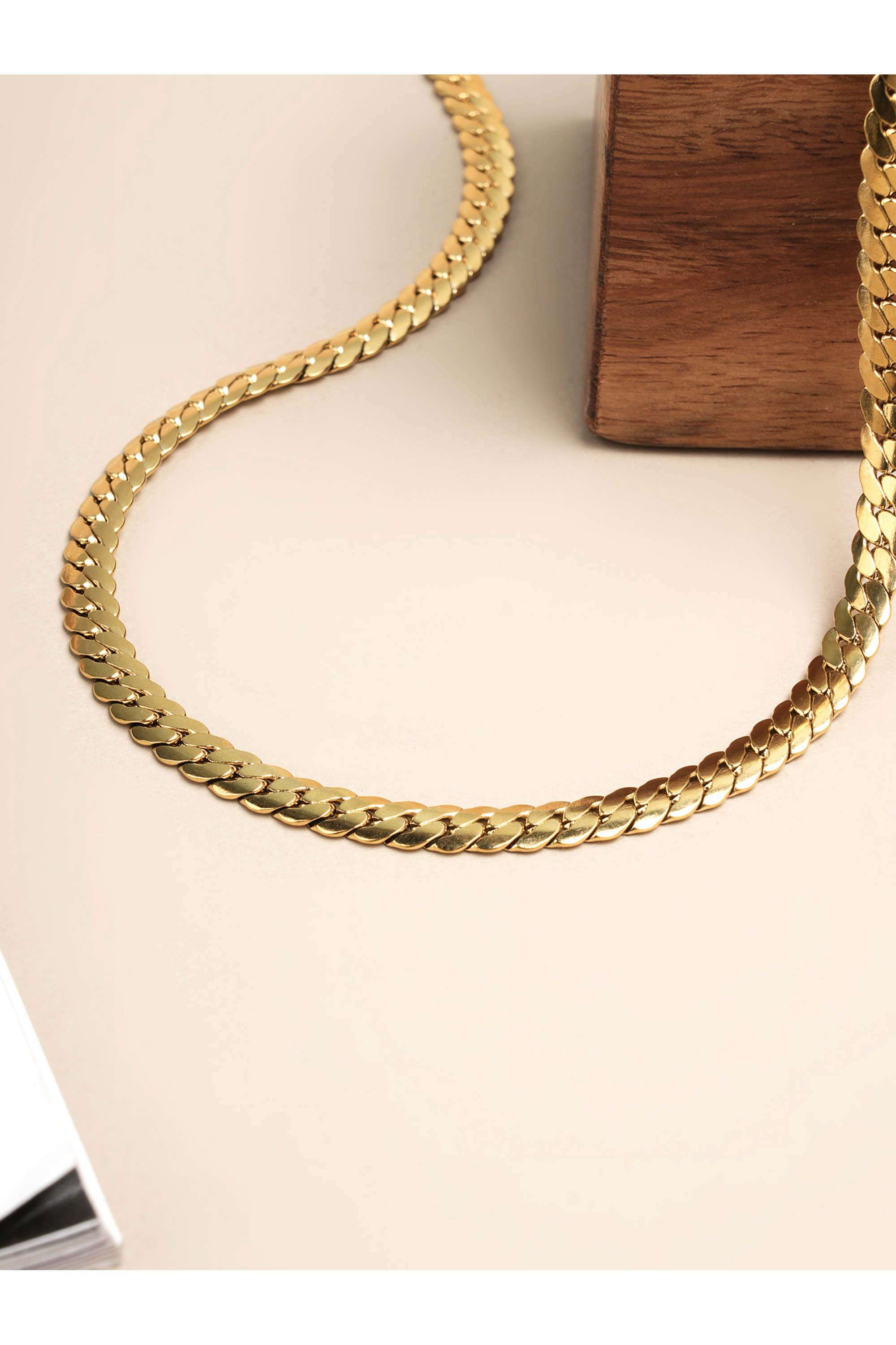 Thick-Spiral-Gold-Chain-Necklace-for-Mens---Waterproof-&-Anti-Tarnish