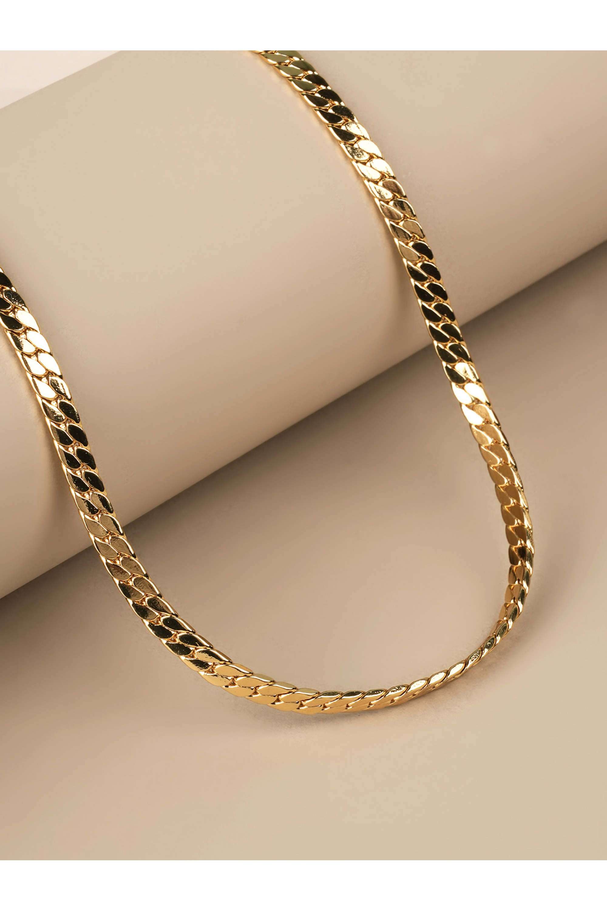 Sleek-Flat-Chain-Necklace-for-Mens---Waterproof-&-Anti-Tarnish