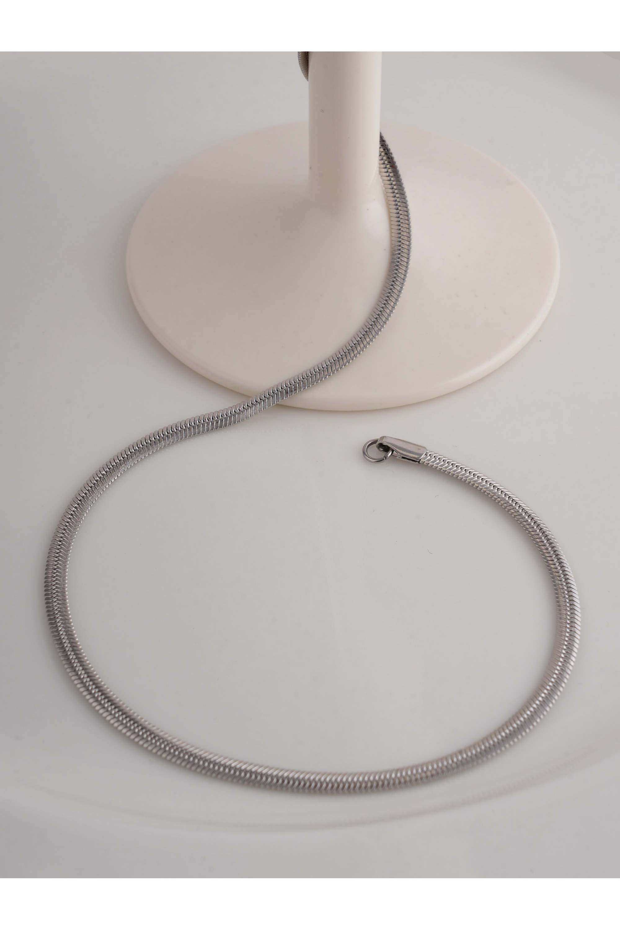 Dual-Tone-Twisted-Chain-Necklace-for-Mens---Waterproof-&-Anti-Tarnish