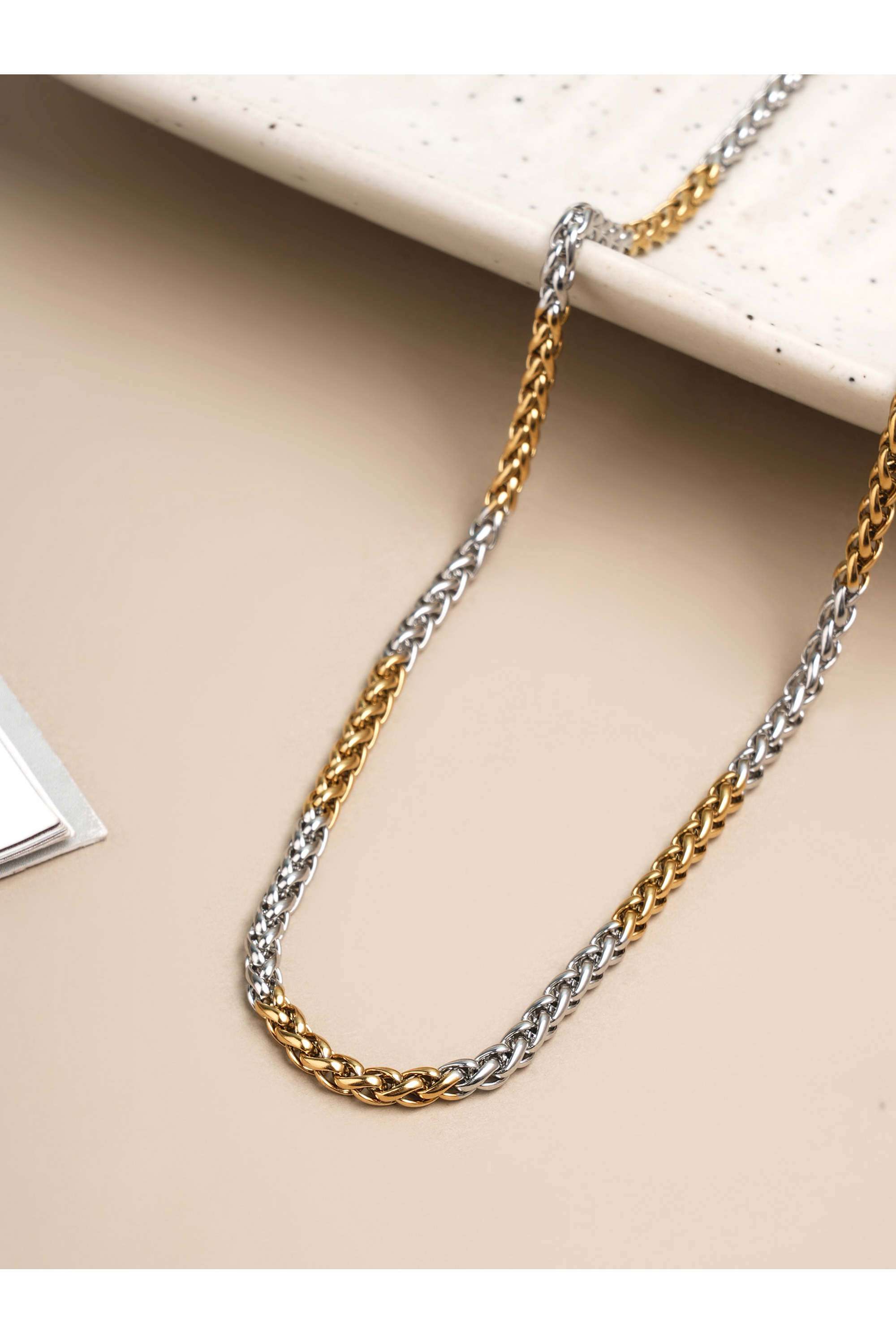 Silver-Gold-Wheat-Chain-for-Mens---Waterproof-&-Anti-Tarnish