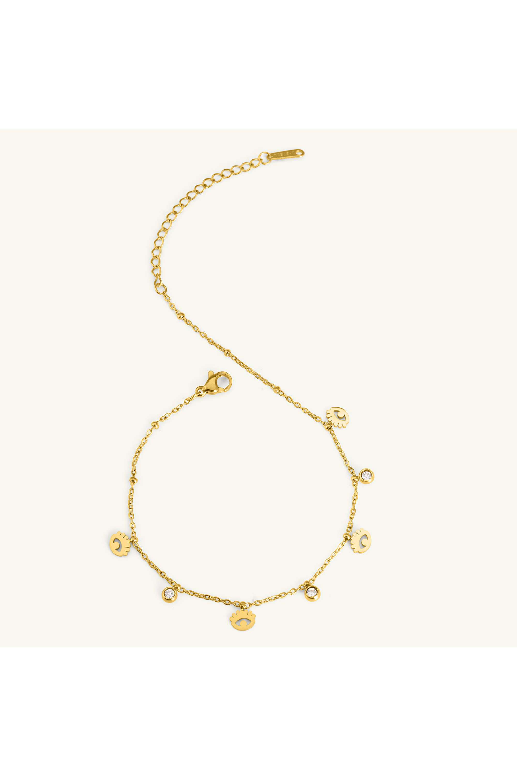 Dangle-Motif-Crystal-Anklet-for-Womens---Waterproof-&-Anti-Tarnish