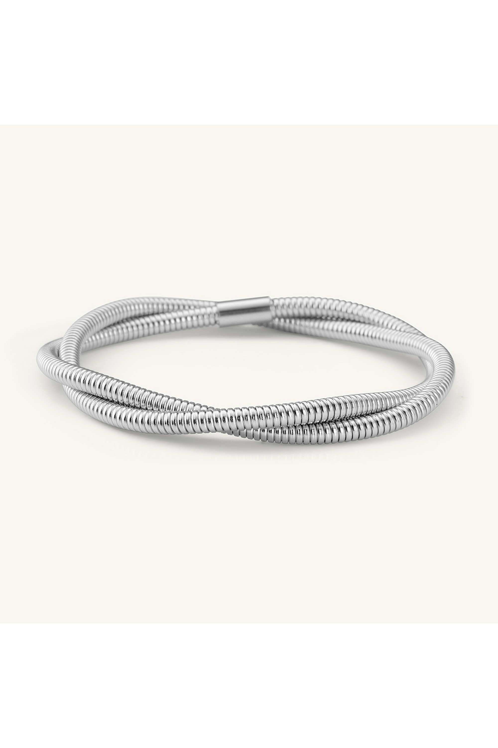 Silver-Coiled-Bangle-for-Womens---Waterproof-&-Anti-Tarnish