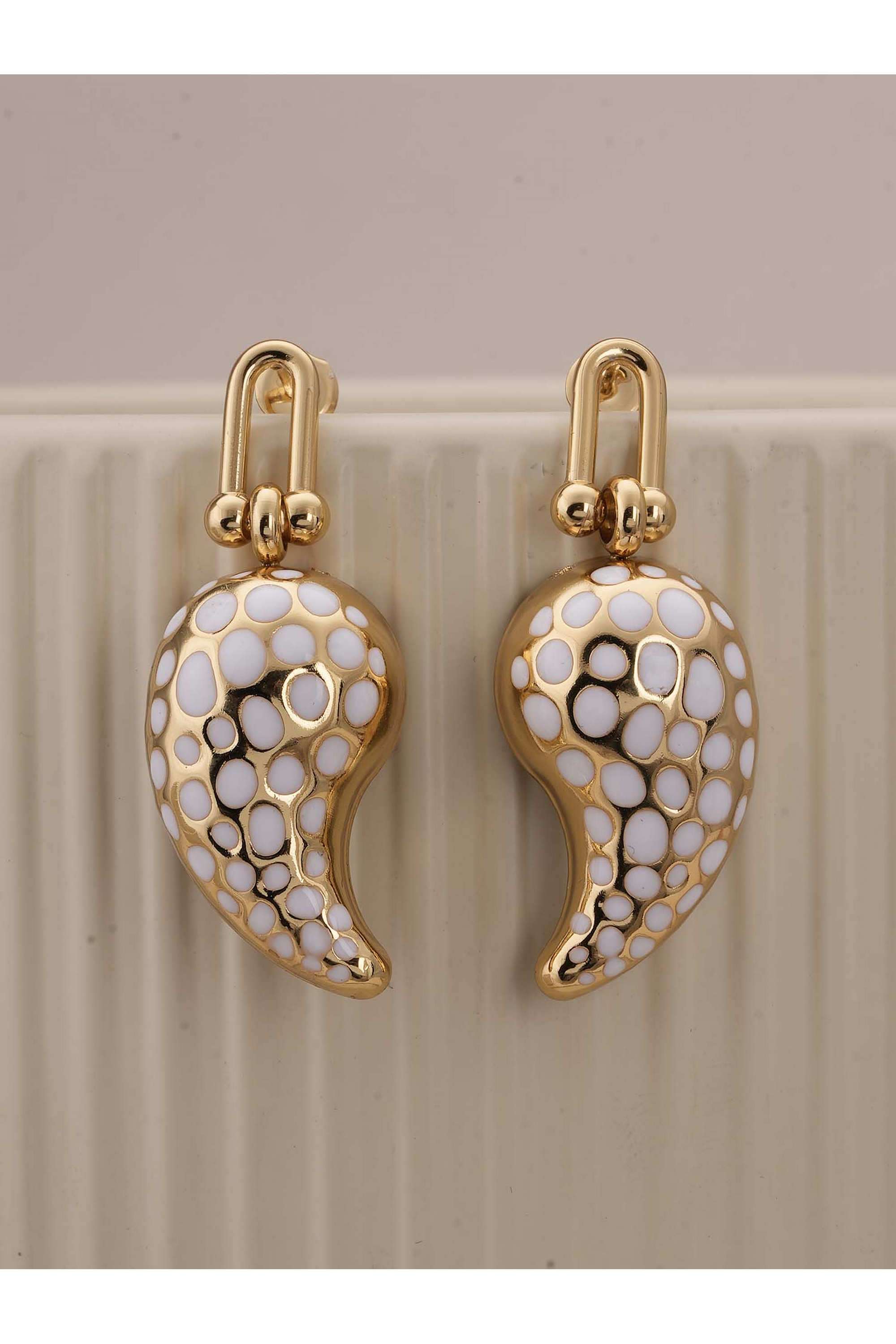 Polka-Paisley-Earrings-for-Womens---Waterproof-&-Anti-Tarnish