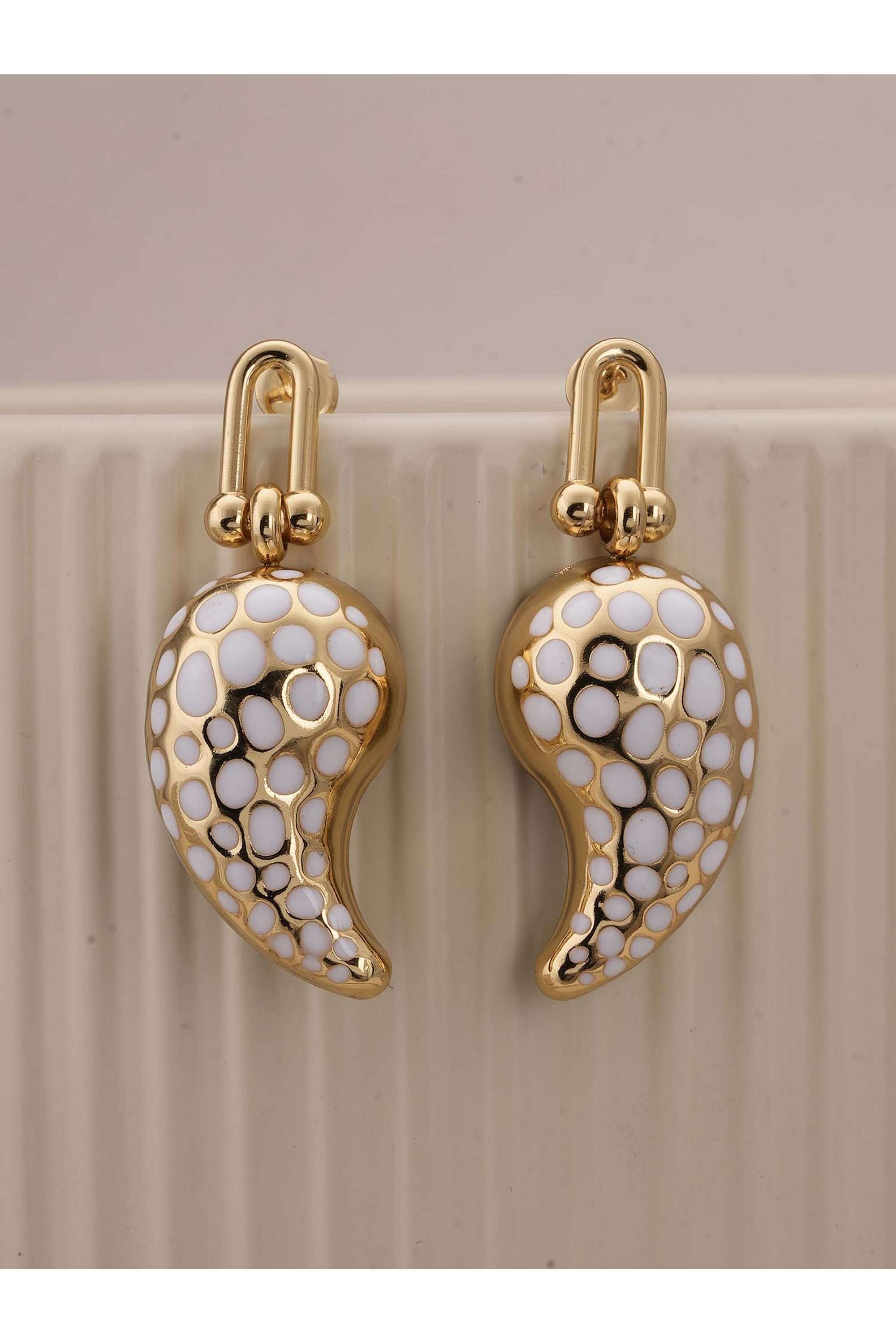 Polka-Paisley-Earrings-for-Womens---Waterproof-&-Anti-Tarnish