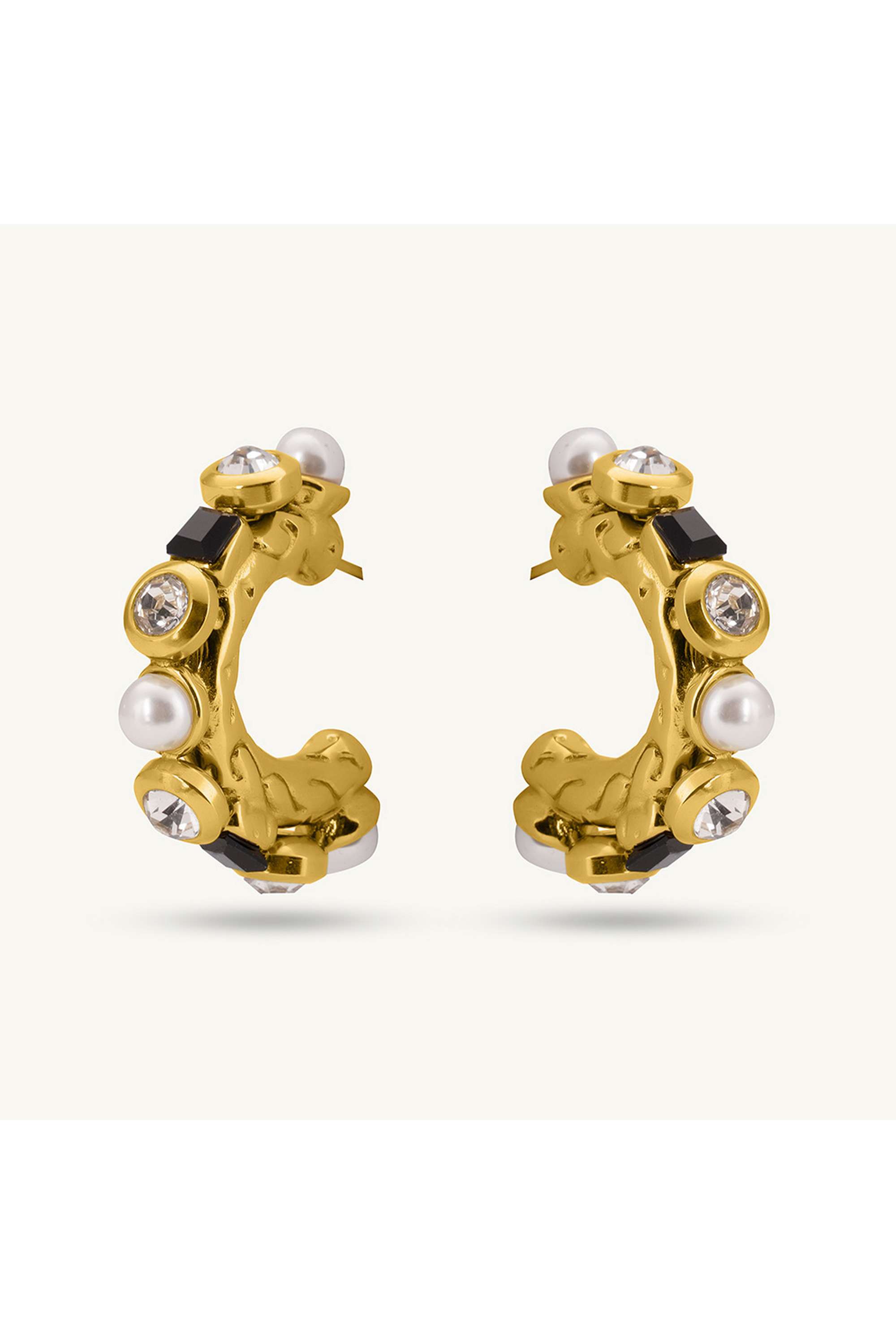 Sculpted-Lumina-Hoops-for-Womens---Waterproof-&-Anti-Tarnish