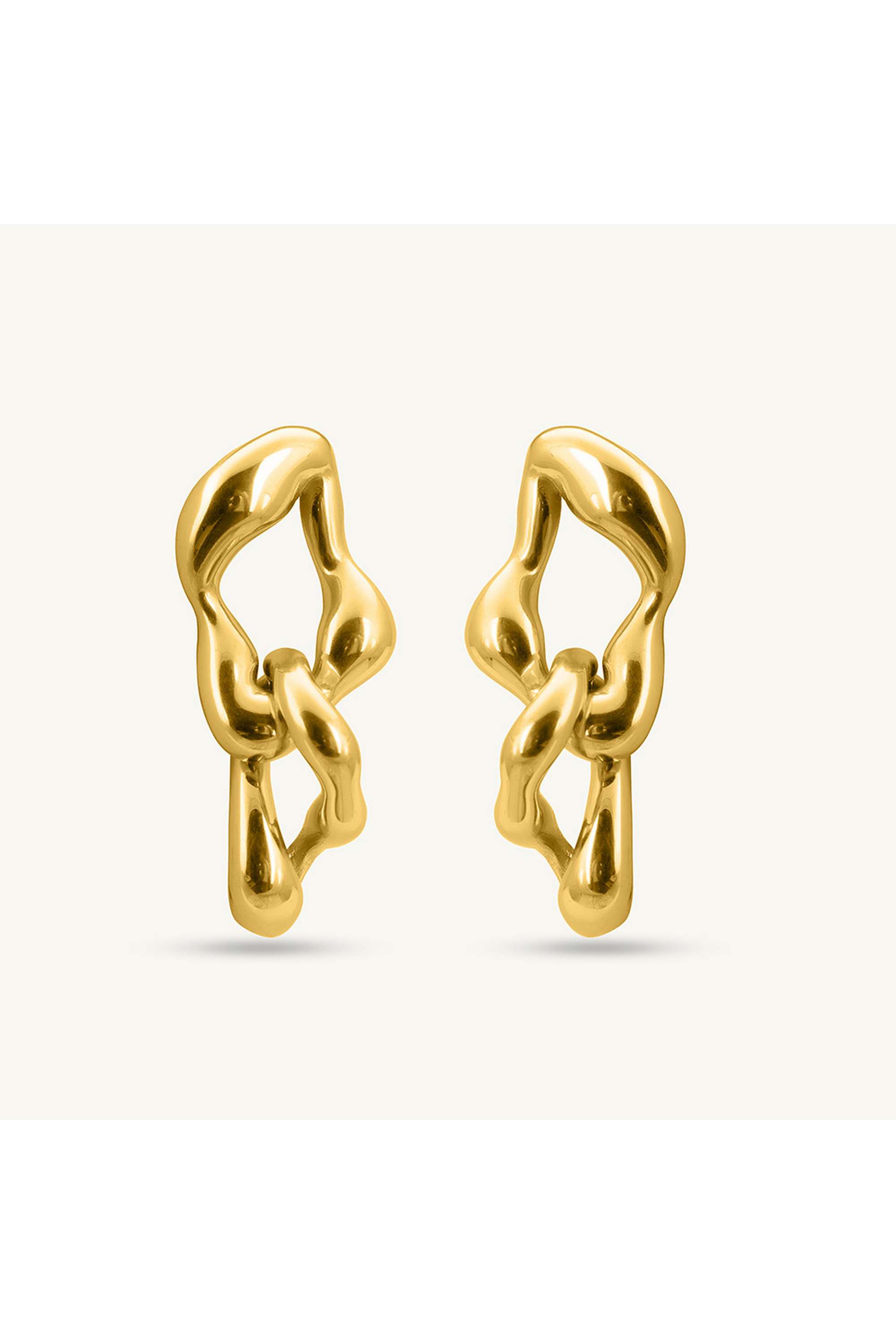 Golden-Nexus-Links-Drops-for-Womens---Waterproof-&-Anti-Tarnish