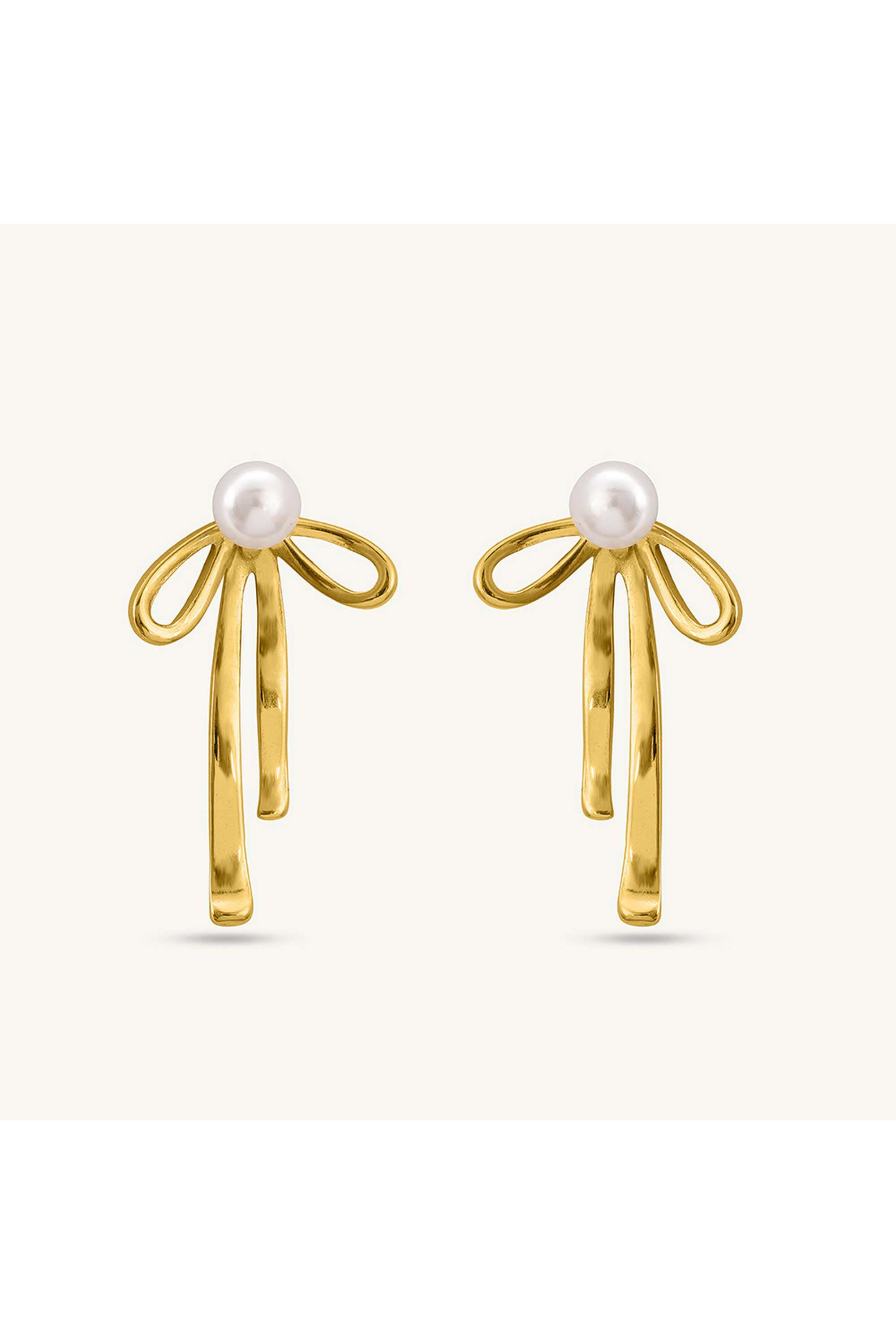 Pearl-Ribbon-Earrings-for-Womens---Waterproof-&-Anti-Tarnish