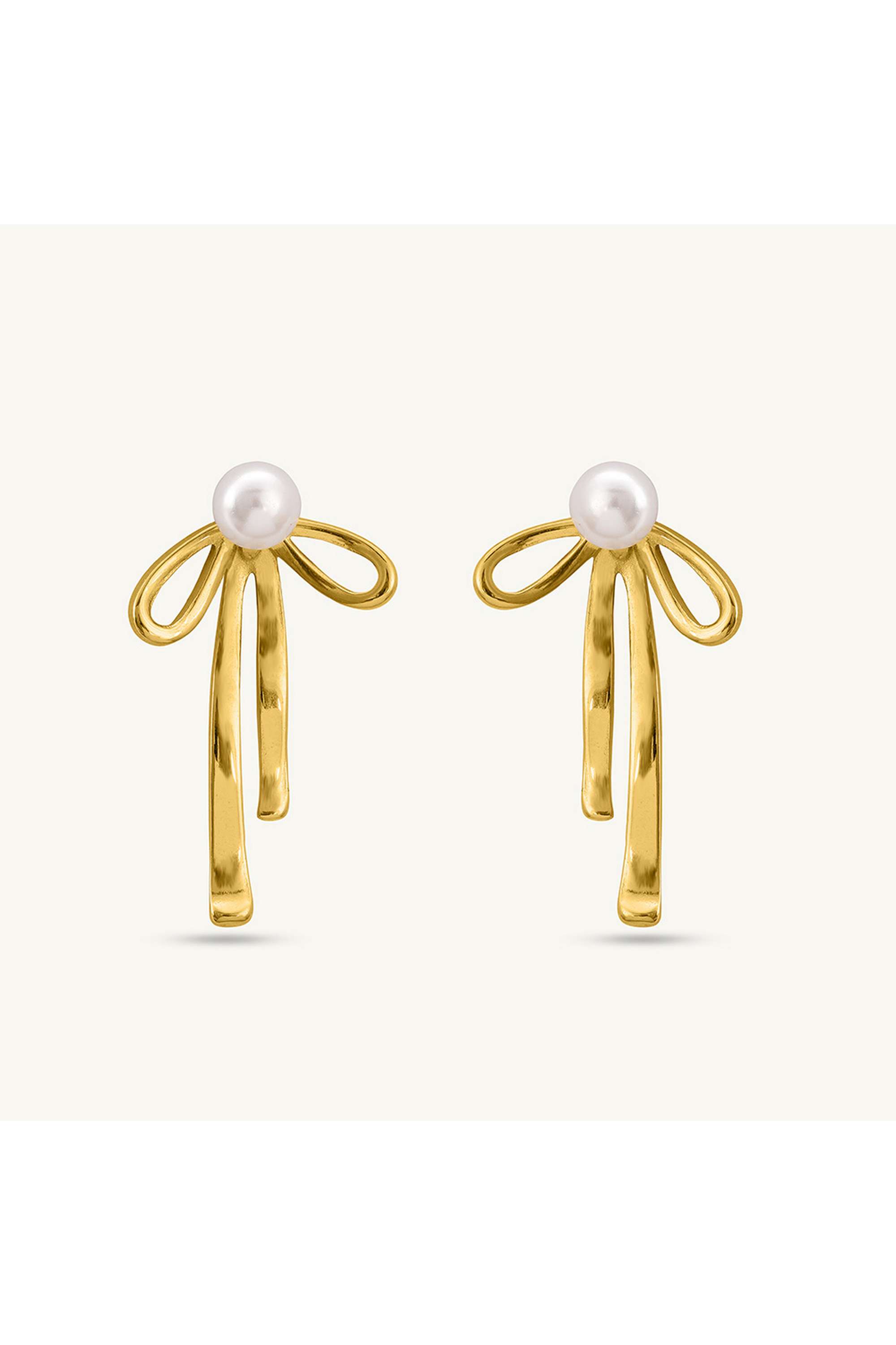 Pearl-Ribbon-Earrings-for-Womens---Waterproof-&-Anti-Tarnish