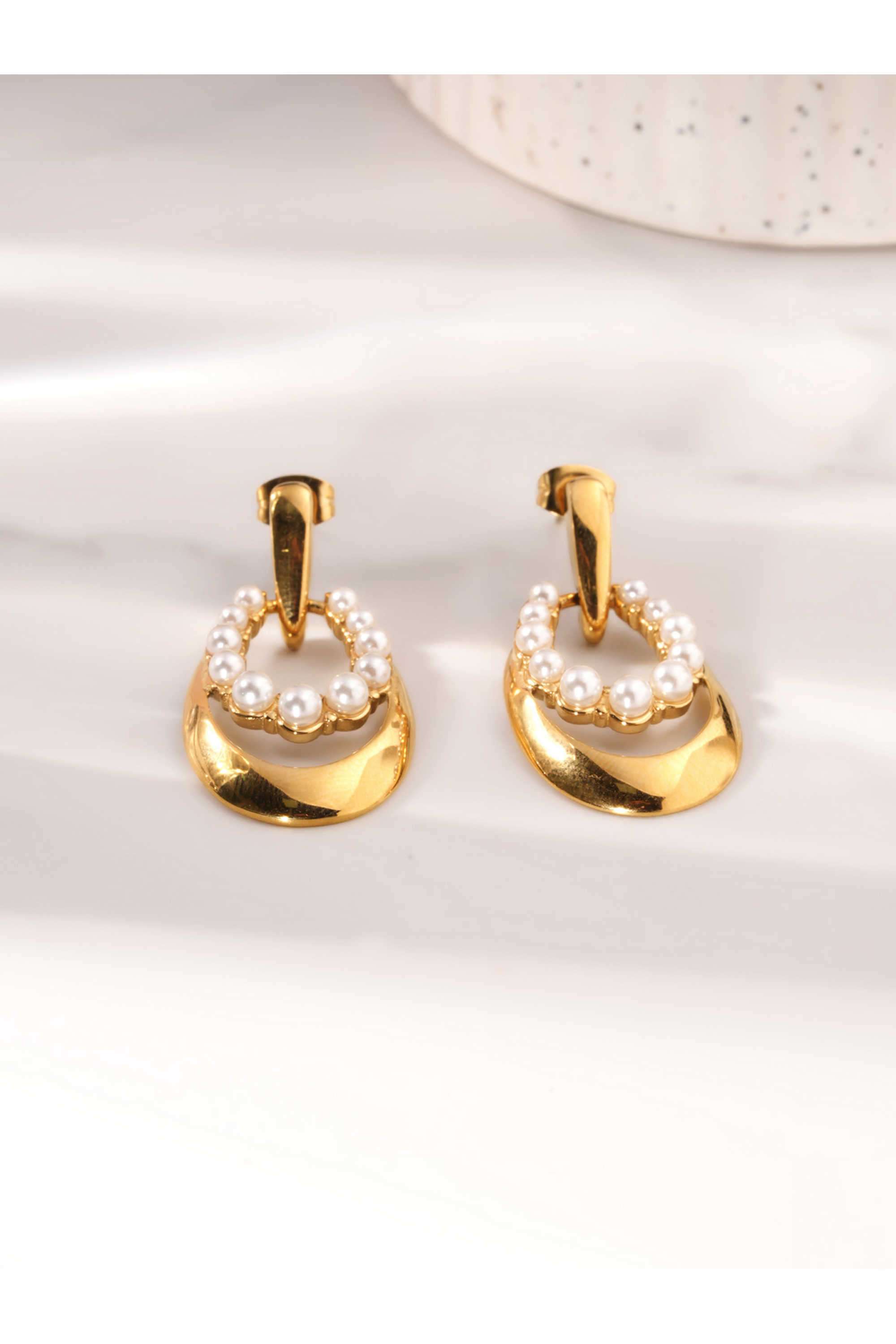 Twin-Oval-Pearl-Drop-Earrings-For-Women---Waterproof-&-Anti-Tarnish