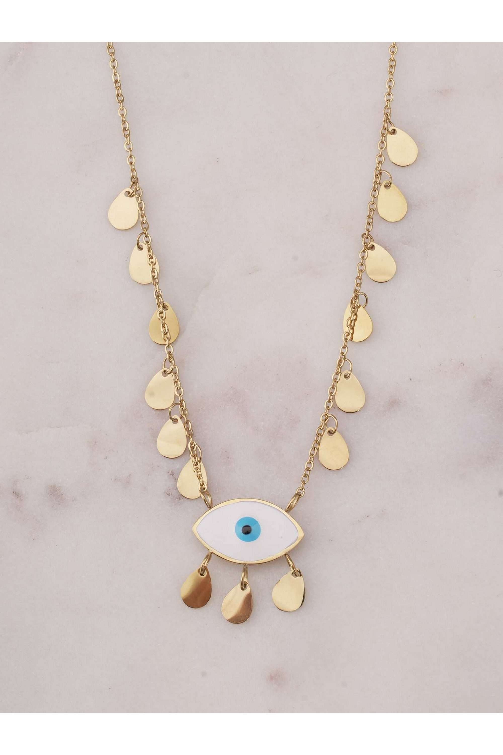 Mystic-Eye-Drizzle-Necklace-for-Womens---Waterproof-&-Anti-Tarnish