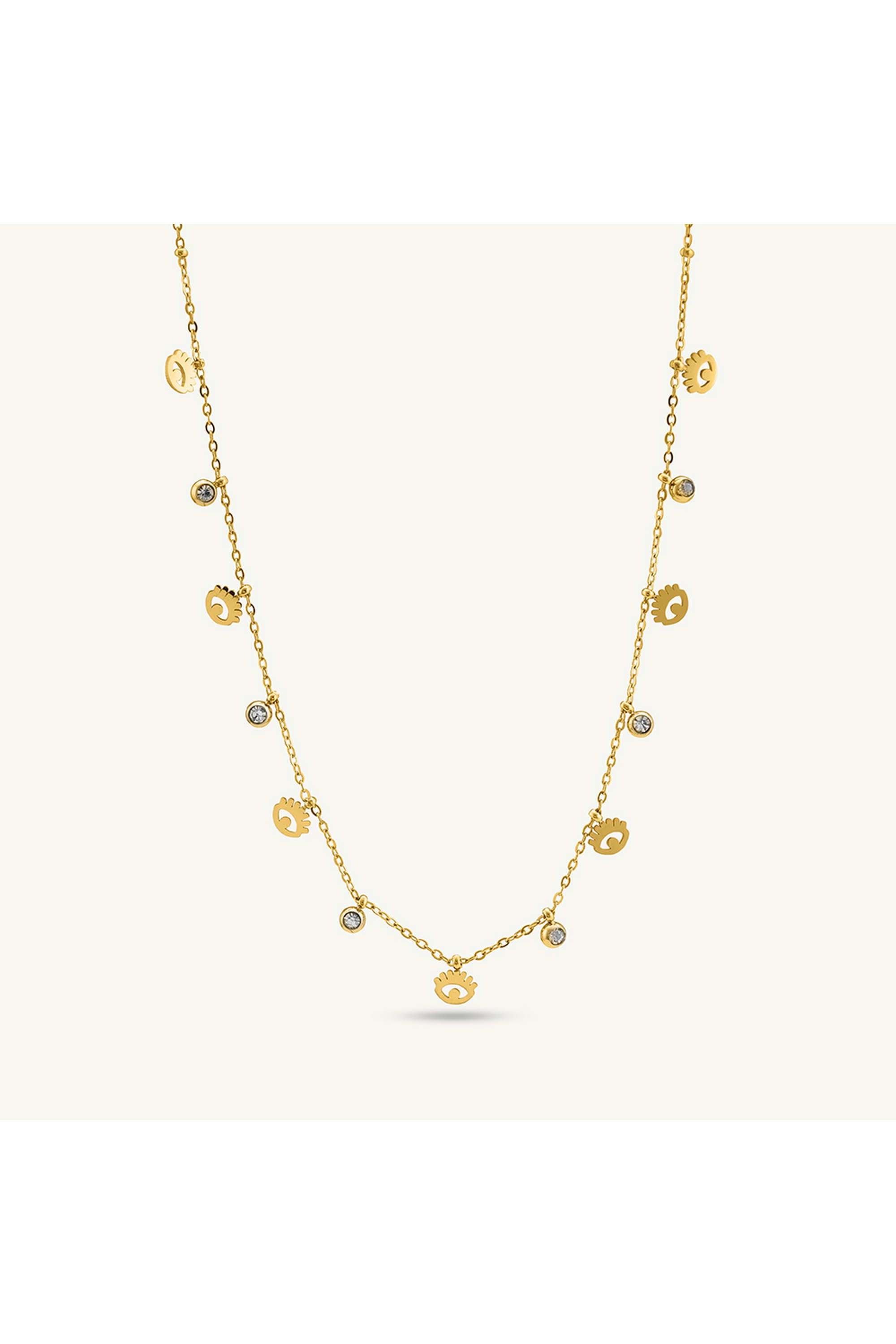 Scattered-Sparkle-Necklace-for-Womens---Waterproof-&-Anti-Tarnish