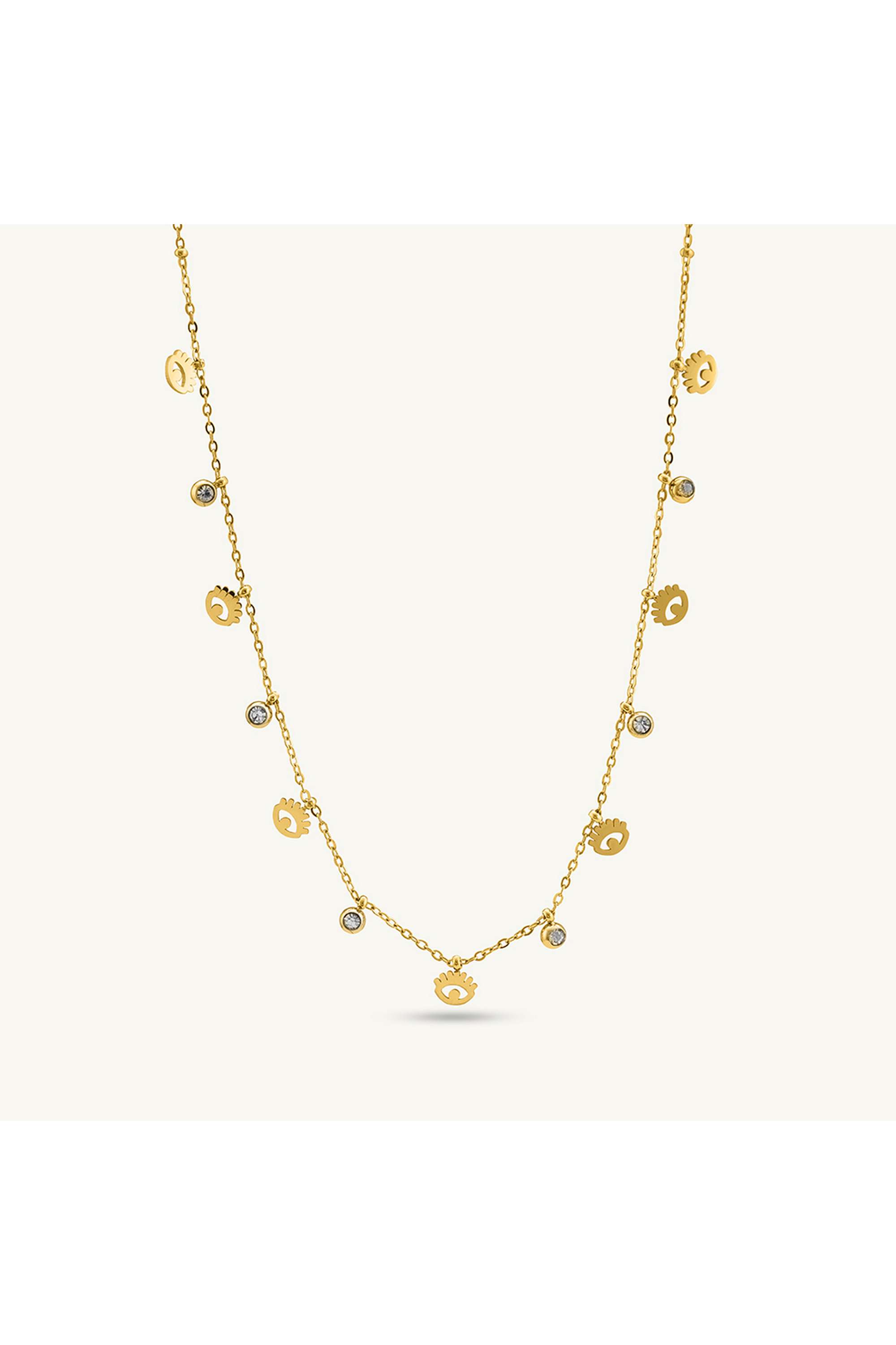 Scattered-Sparkle-Necklace-for-Womens---Waterproof-&-Anti-Tarnish