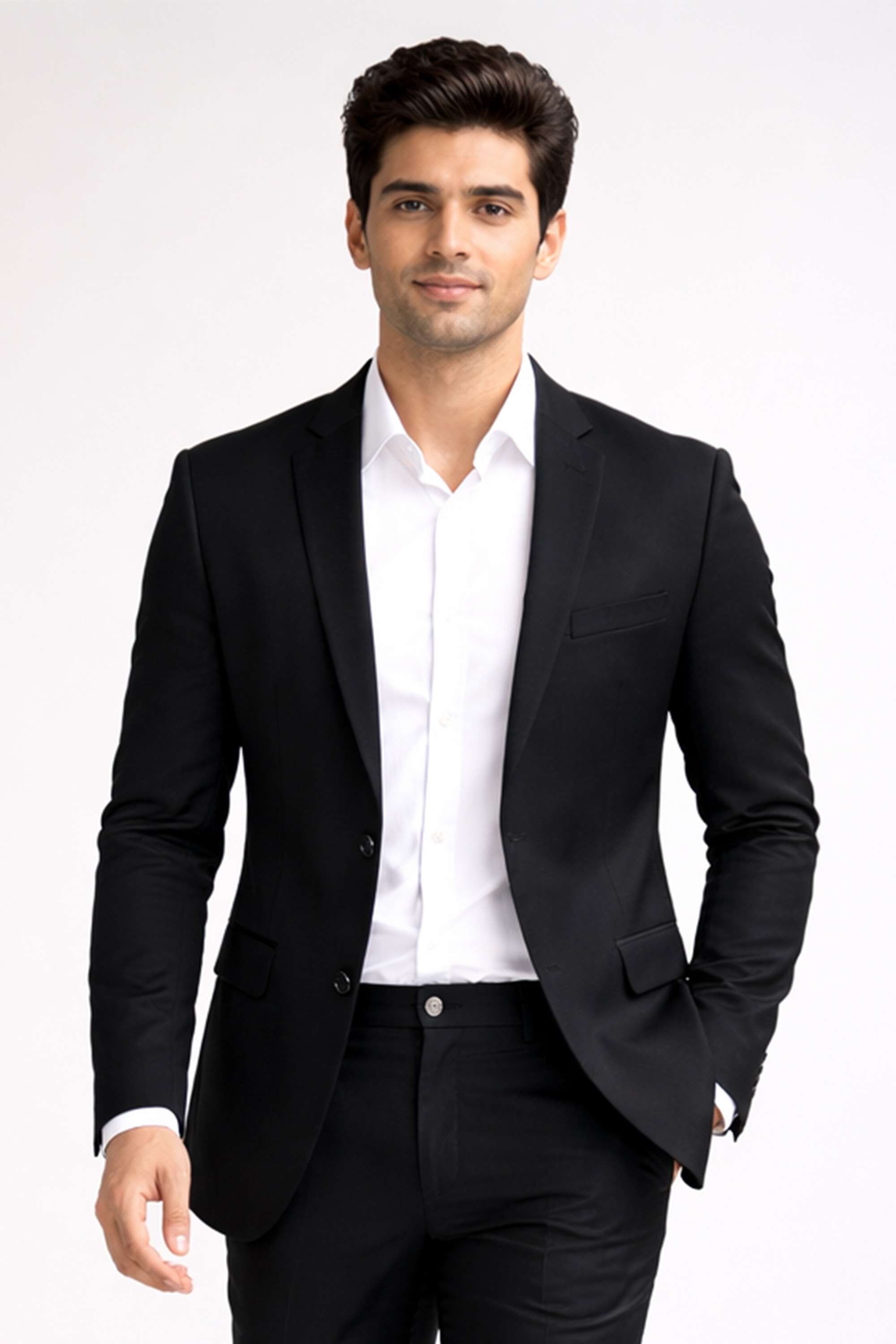 Solid-Blended-Fabric-Slim-Fit-Men-Formal-Wear-Blazer
