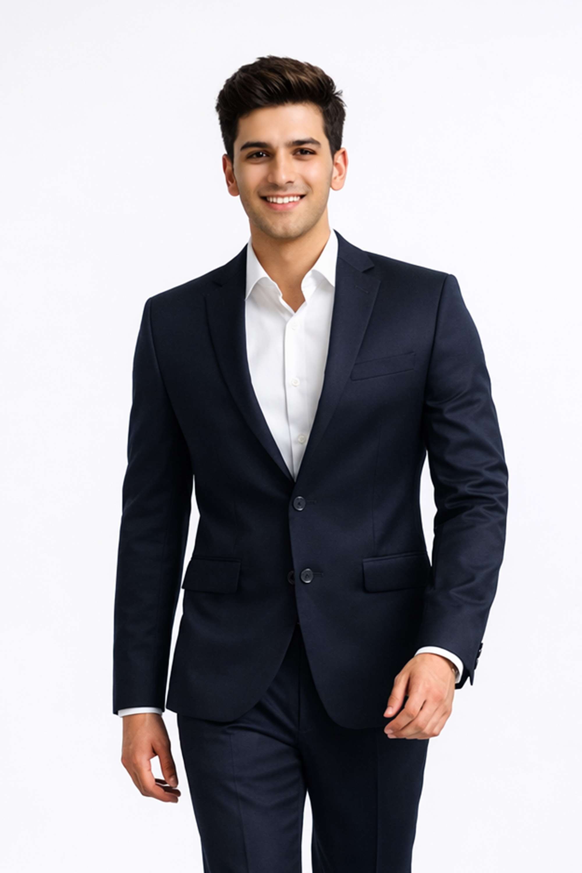 Solid-Blended-Fabric-Slim-Fit-Men-Formal-Wear-Blazer