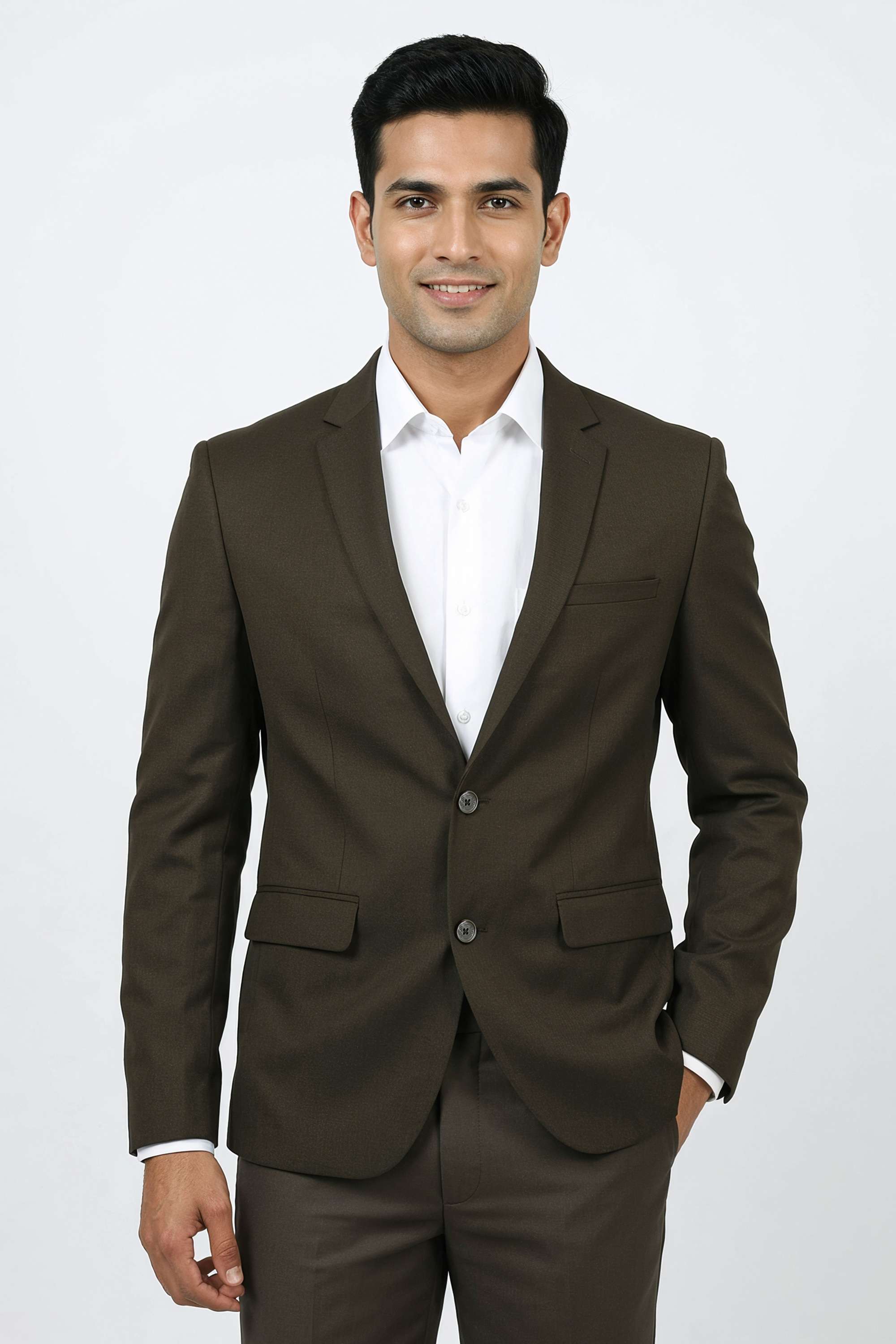 Solid-Blended-Fabric-Slim-Fit-Men-s-Formal-Wear-Blazer