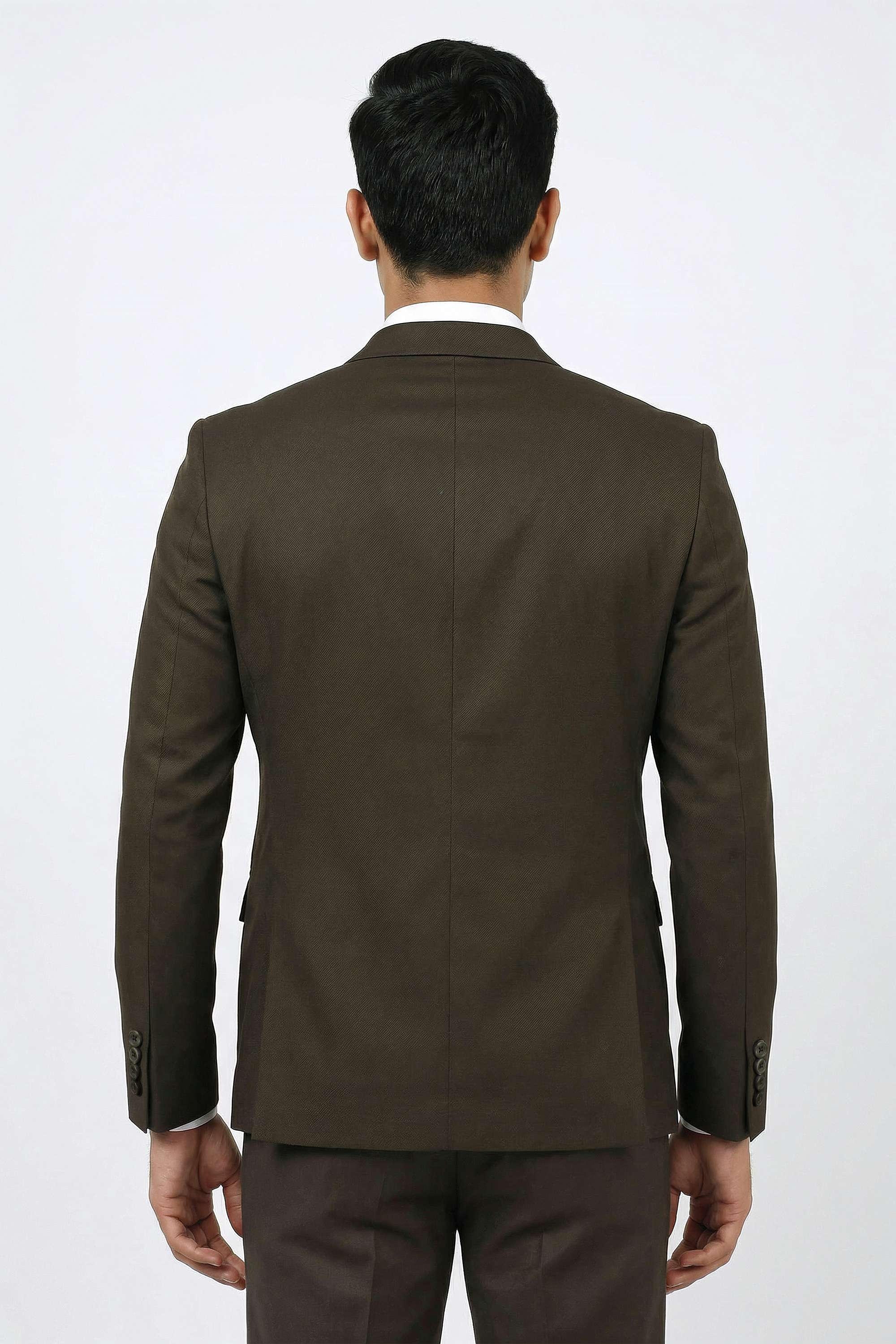 Solid-Blended-Fabric-Slim-Fit-Men-s-Formal-Wear-Blazer