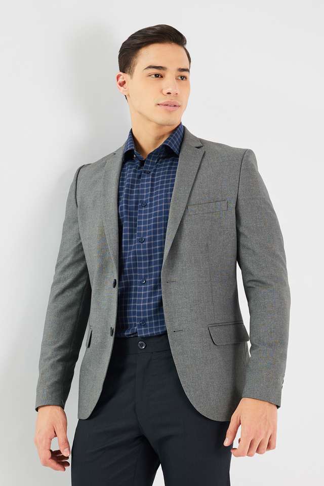 Solid-Polyester-Slim-Fit-Men-s-Formal-Wear-Blazer