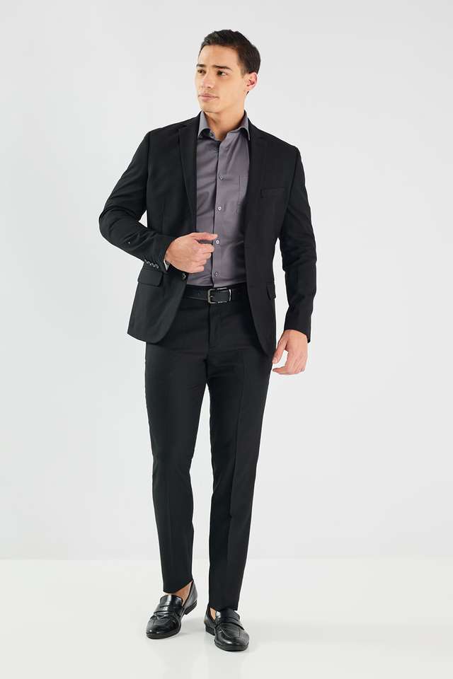 Solid-Polyester-Slim-Fit-Men-s-Formal-Wear-Blazer