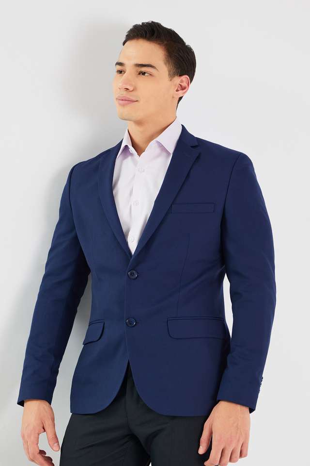 Solid-Polyester-Slim-Fit-Men-s-Formal-Wear-Blazer