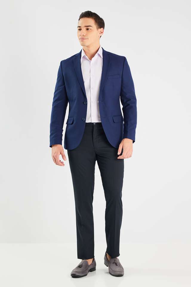 Solid-Polyester-Slim-Fit-Men-s-Formal-Wear-Blazer