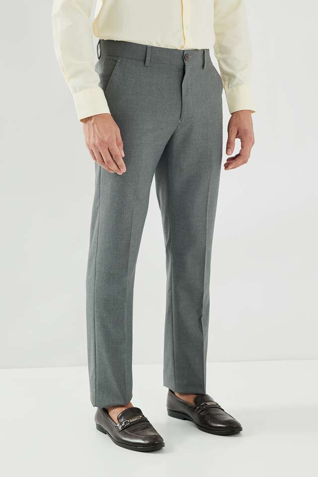 Textured-Poly-Viscose-Slim-Fit-Men-s-Formal-Wear-Trousers