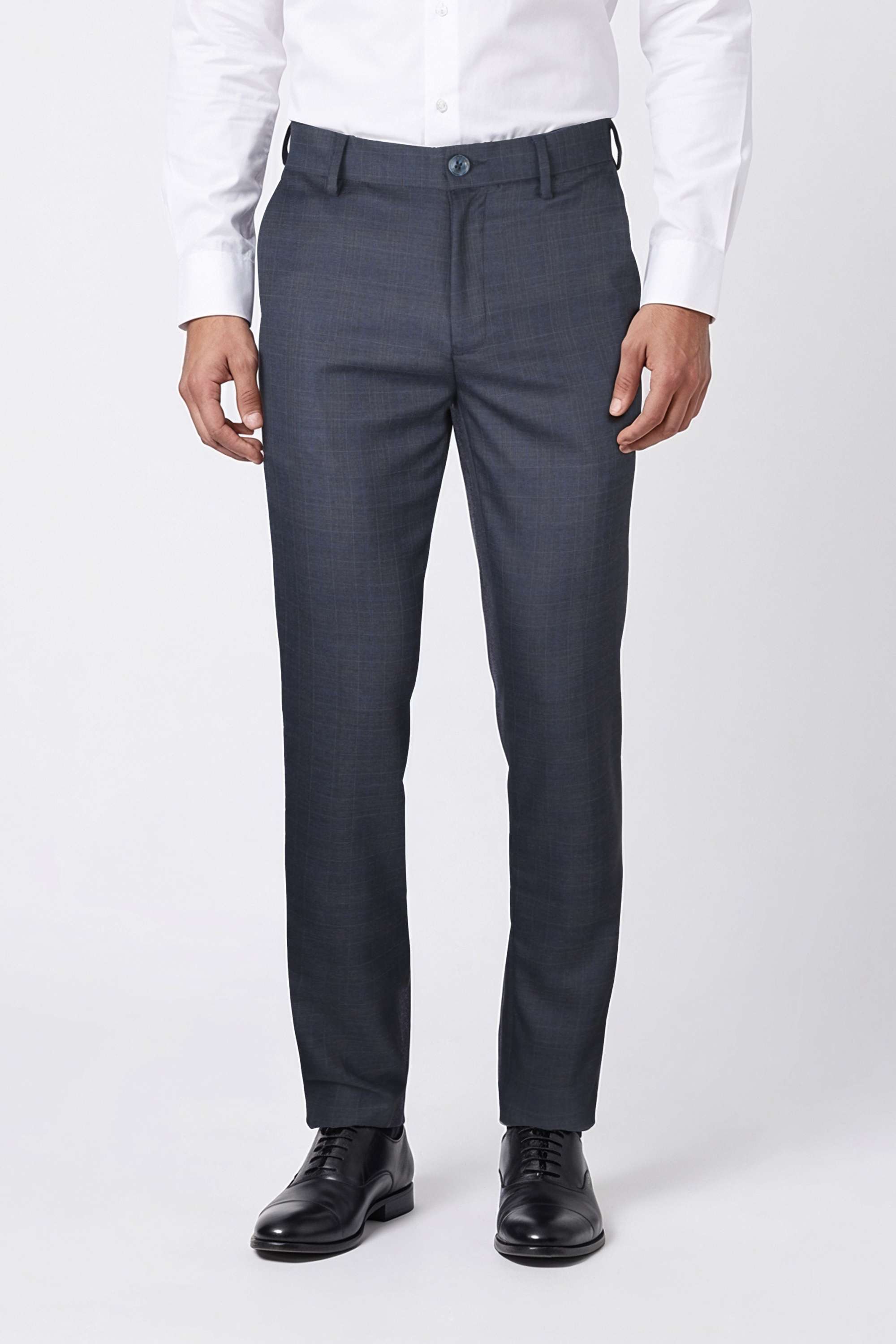 Textured-Blended-Fabric-Slim-Fit-Men-s-Formal-Wear-Trousers