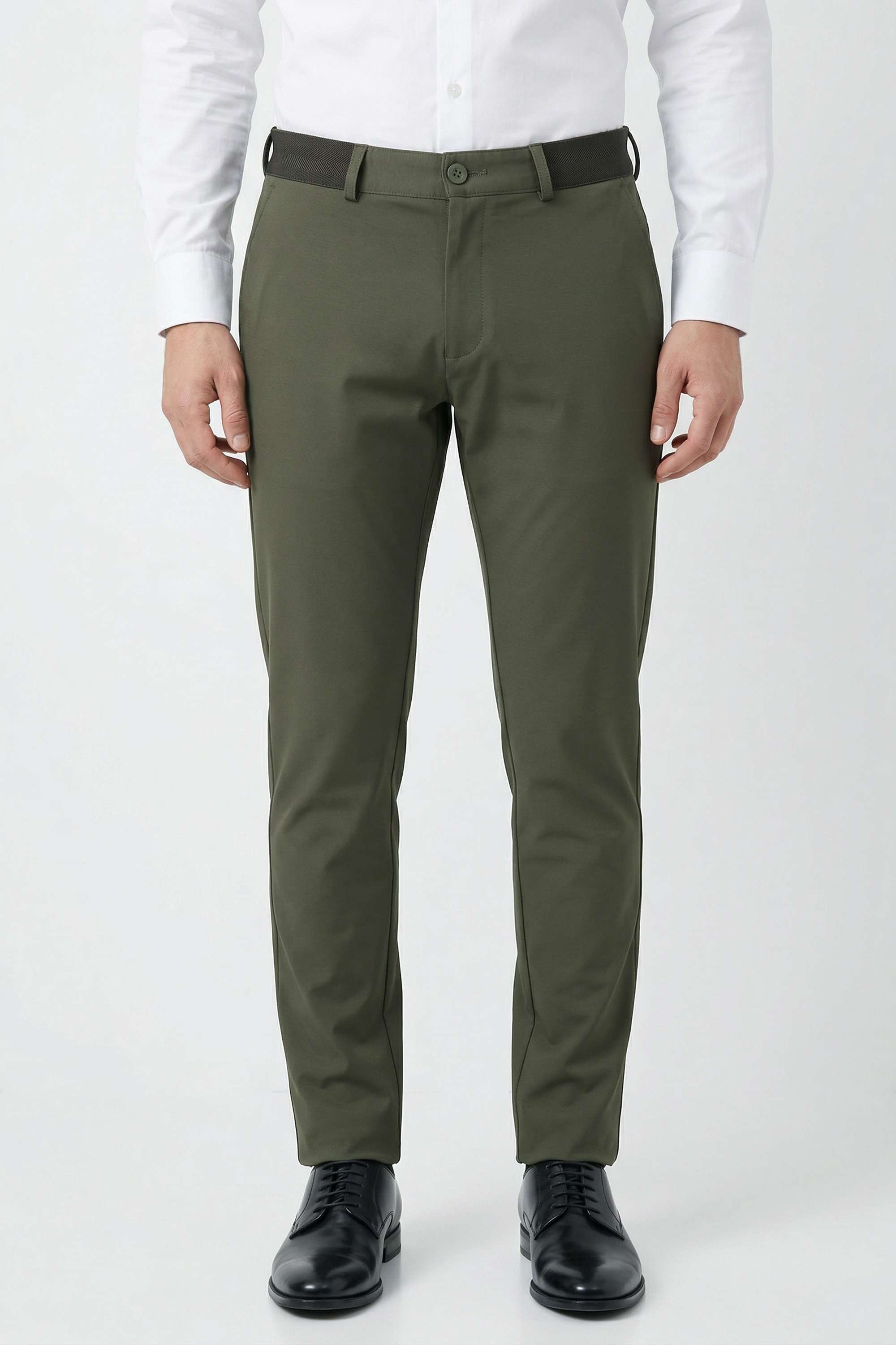 Solid-Rayon-Slim-Fit-Men-s-Trousers