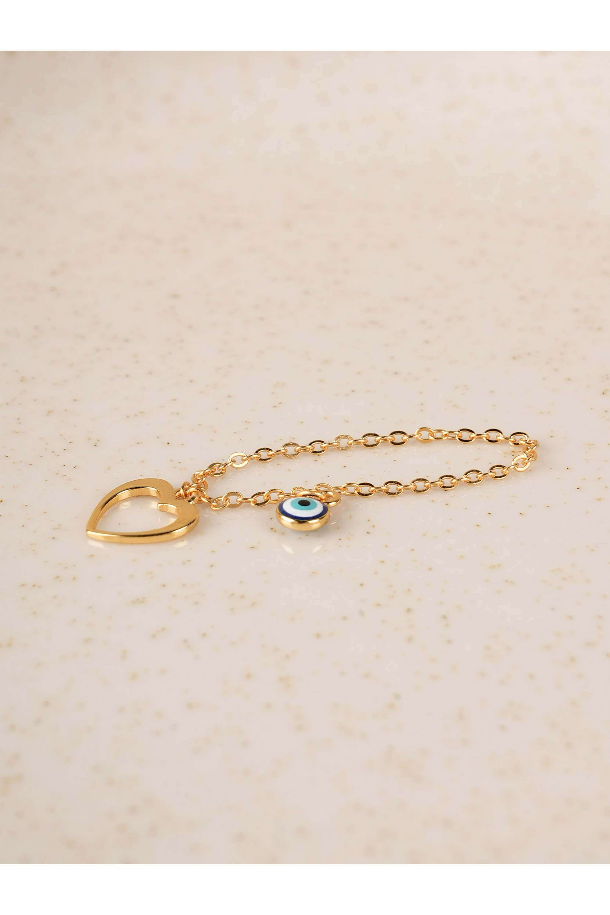 925-Sterling-Silver-Heart-Along-Evil-Eye-Womens-Charm