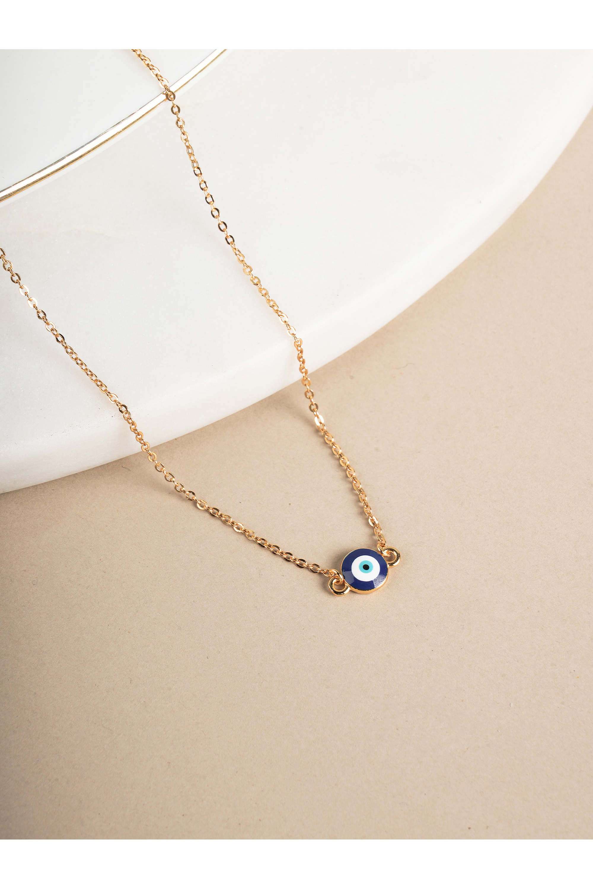 925-Sterling-Silver-Evil-Eye-Classic-Pendant-Necklace-for-Womens