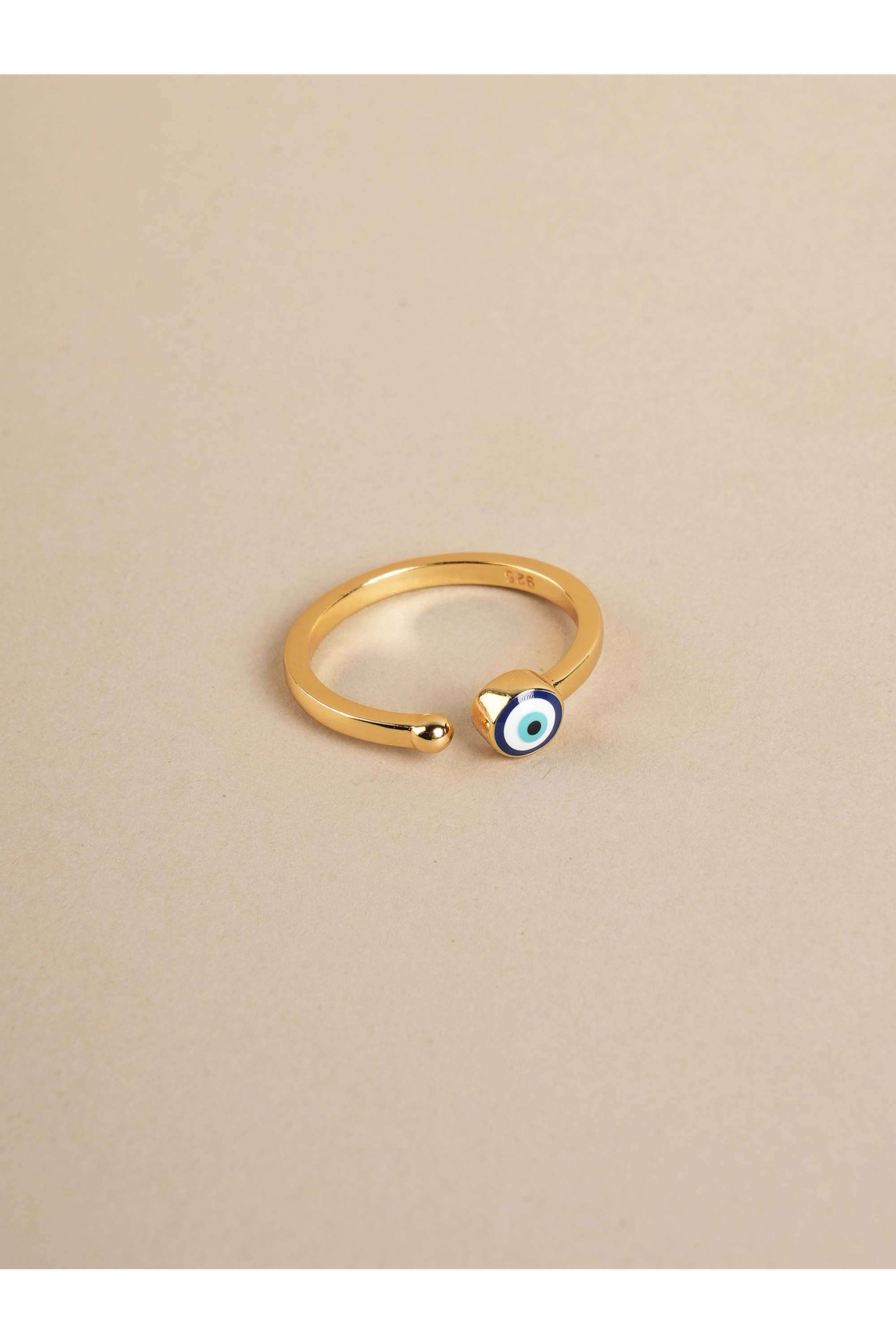 925-Sterling-Silver-Evil-Eye-Oracle-Ring-for-Womens---Adjustable-Size