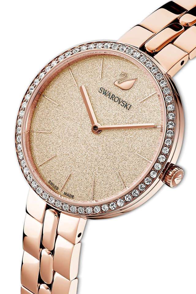 Buy Swarovski Pink Cosmopolitan 32 mm Pink Dial Metal Analogue
