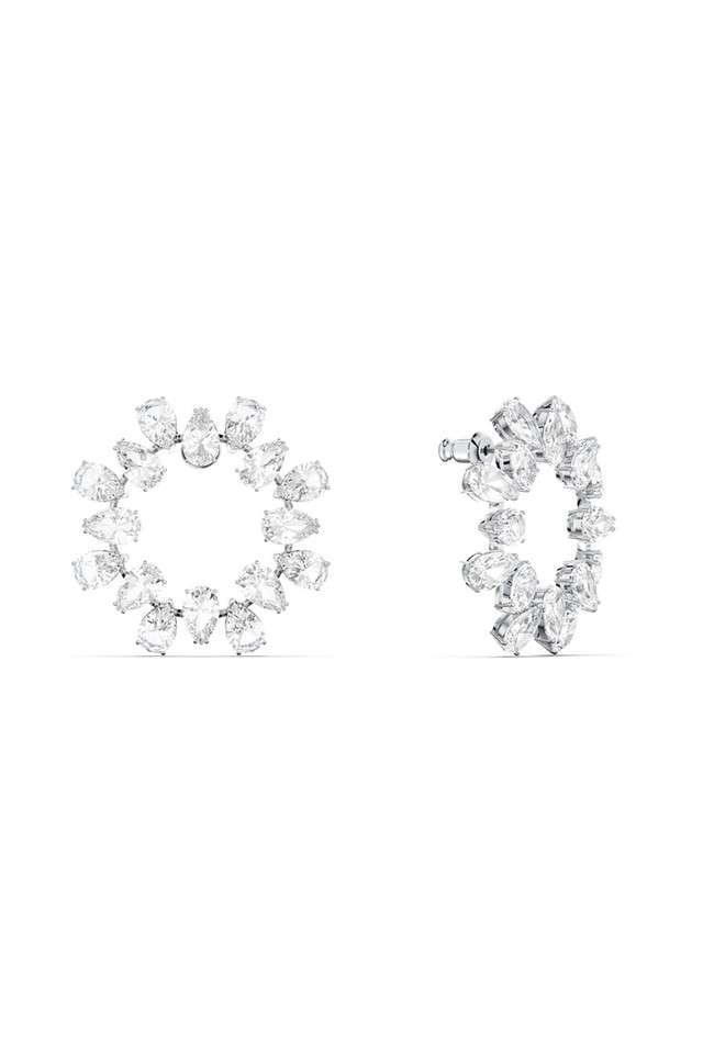Crystal-Stylish-Womens-White-Earrings