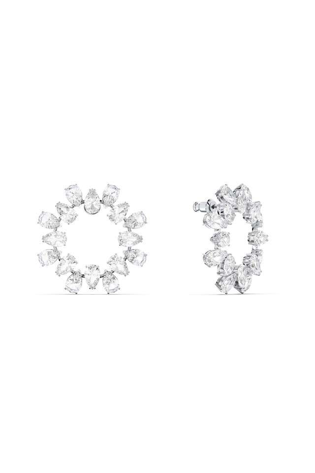 Crystal-Stylish-Womens-White-Earrings
