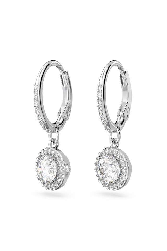 Constella-Stylish-Crystal-White-Pierced-Earrings