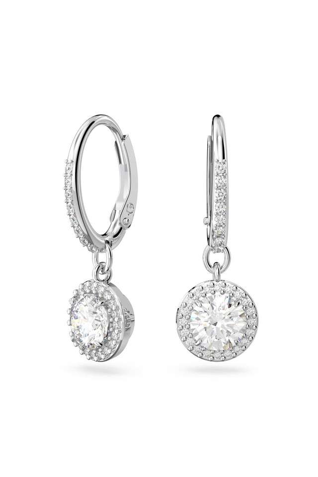 Constella-Stylish-Crystal-White-Pierced-Earrings