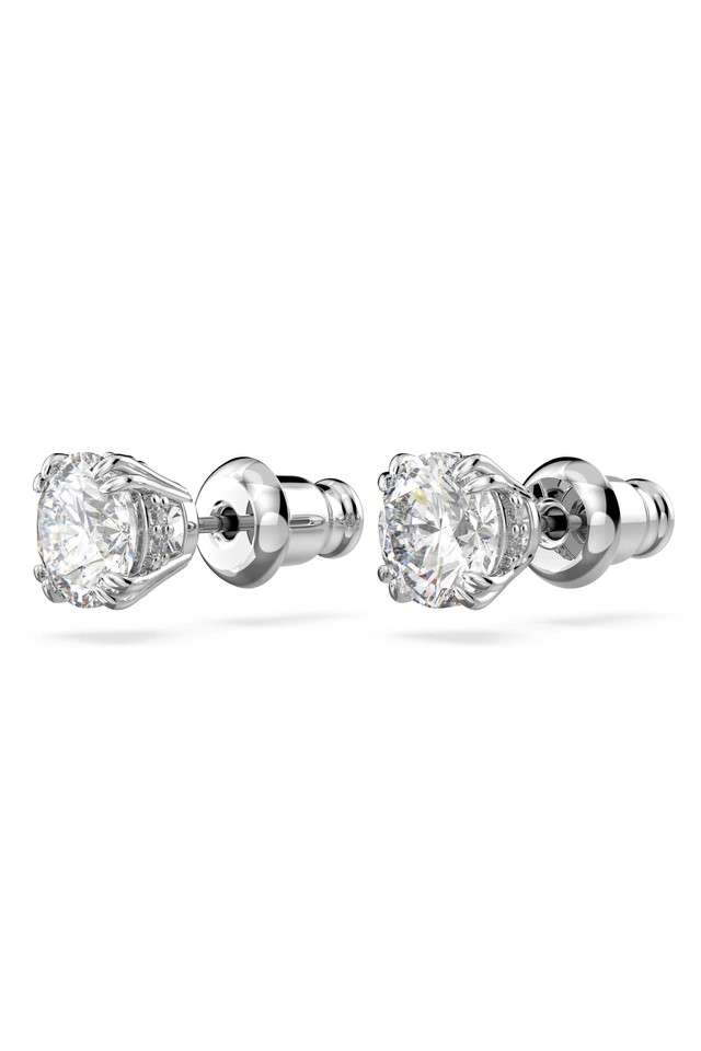 Constella-Stylish-Crystal-White-Pierced-Earrings